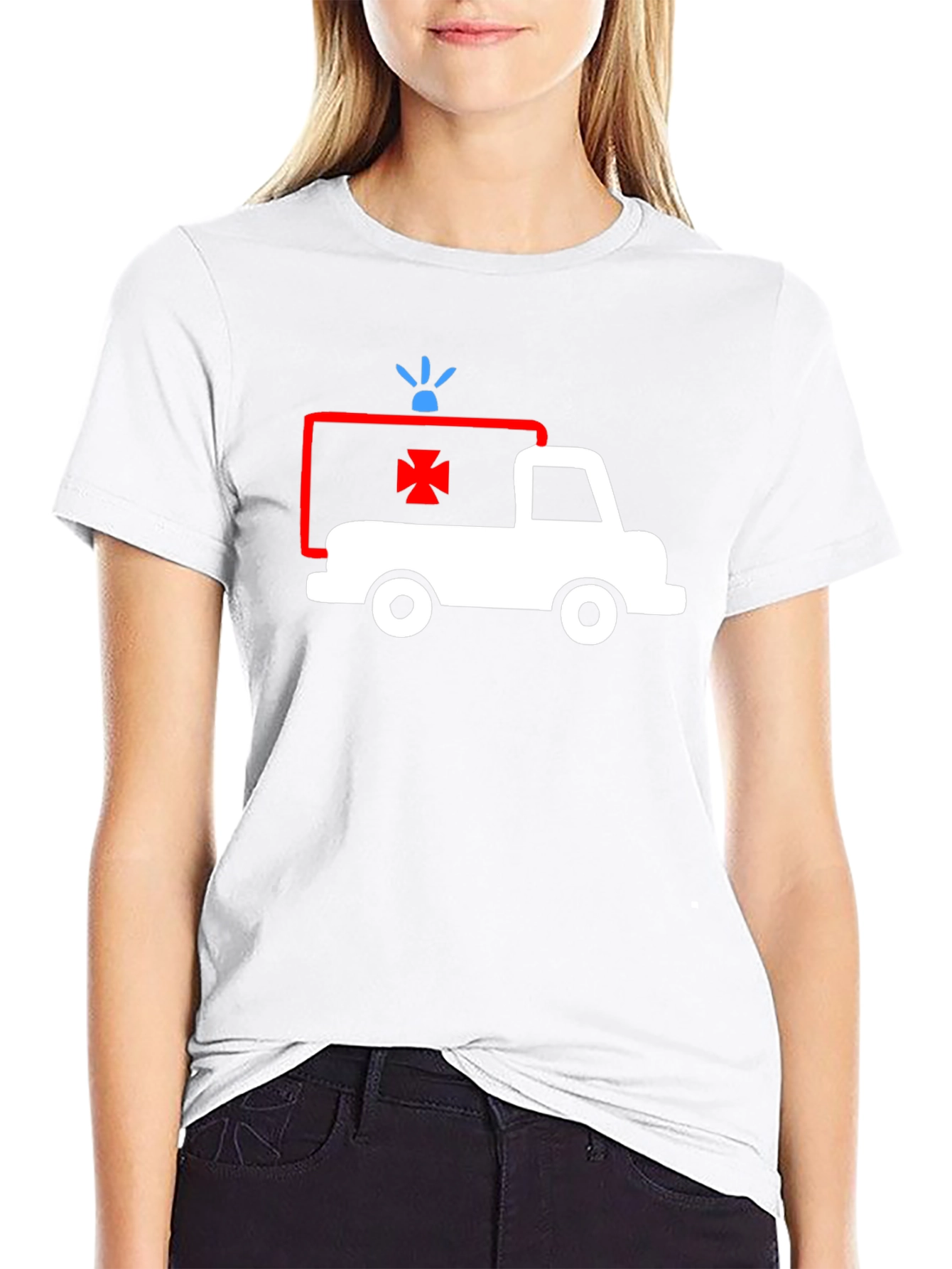 Ambulance Graphic T-Shirt - Classic Style