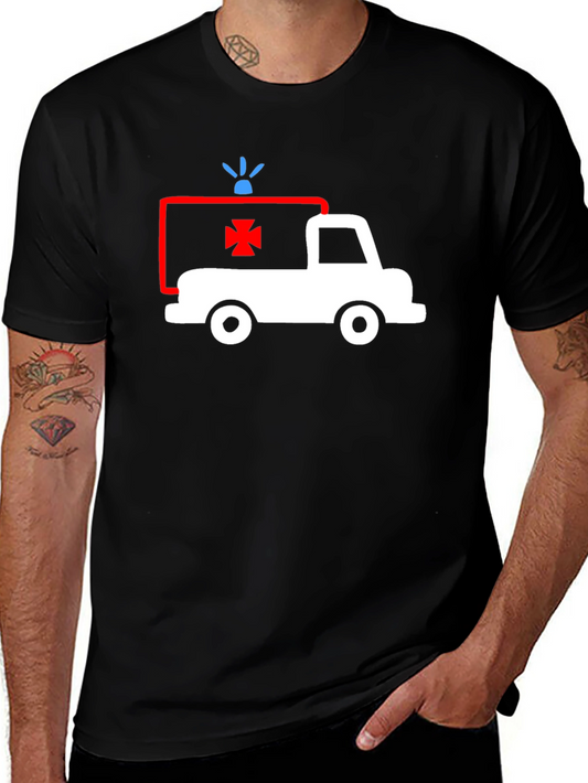 Ambulance Graphic T-Shirt - Classic Style