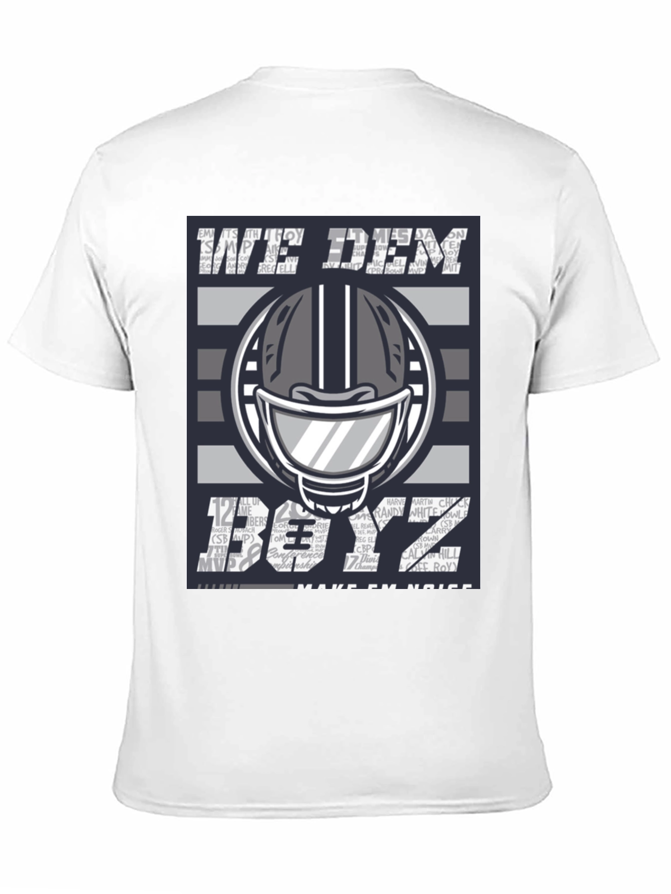 We Dem Boyz T-Shirt Football Helmet Graphic Tee