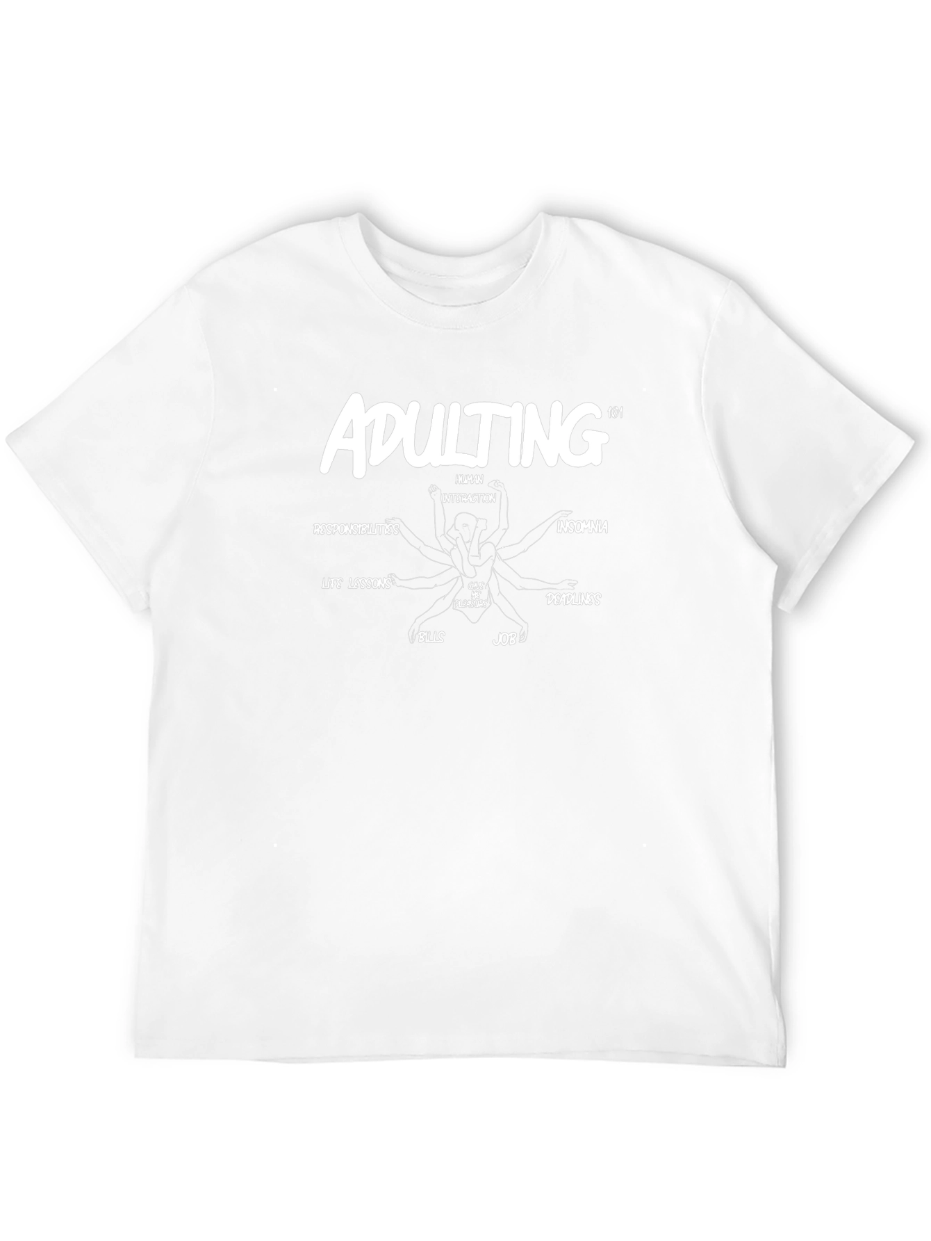 Adulting 101 Graphic T-Shirt