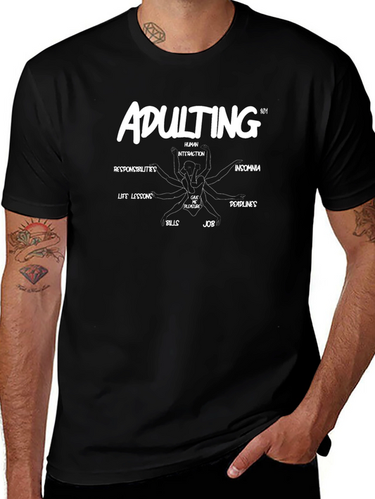 Adulting 101 Graphic T-Shirt
