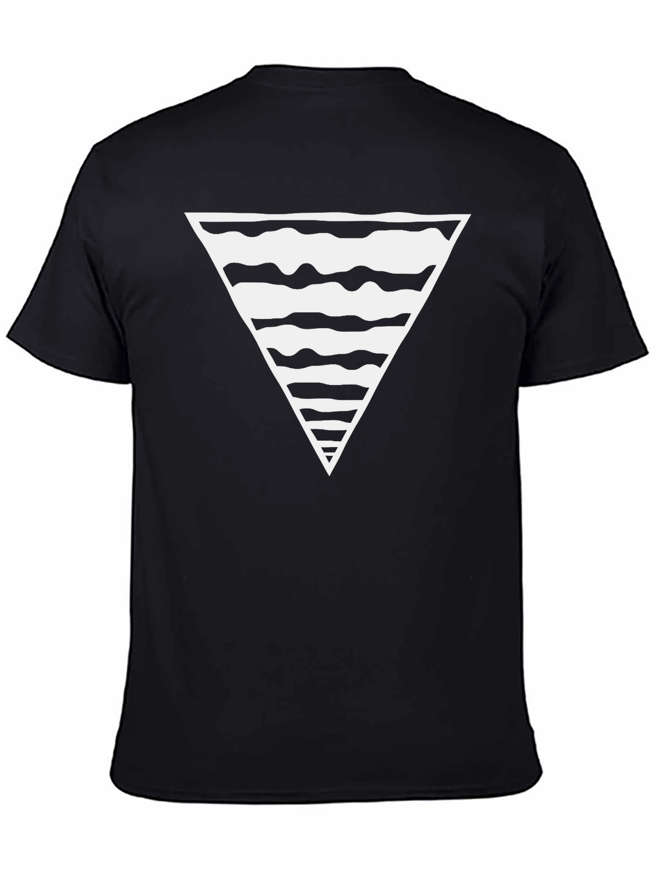 Abstract Triangle Graphic Tee - Modern Design