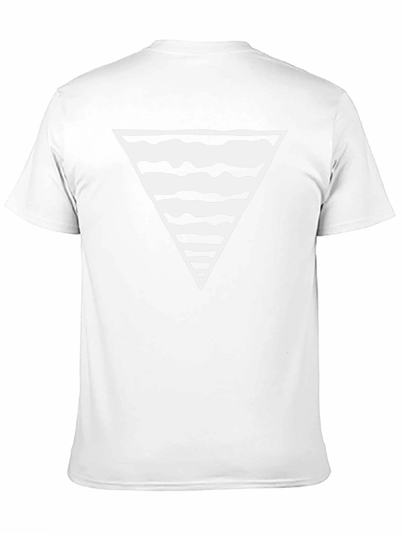 Abstract Triangle Graphic Tee - Modern Design