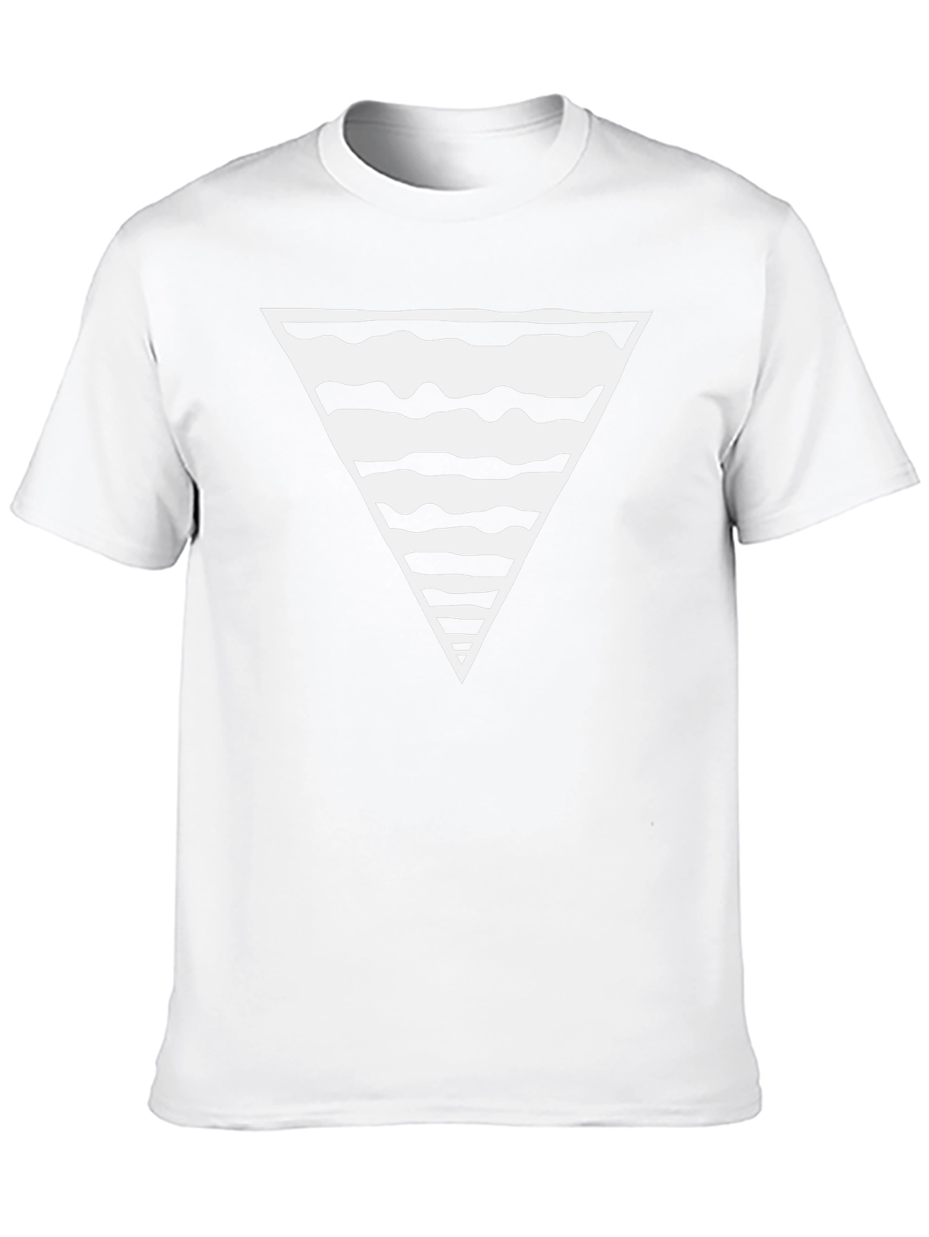 Abstract Triangle Graphic Tee - Modern Design
