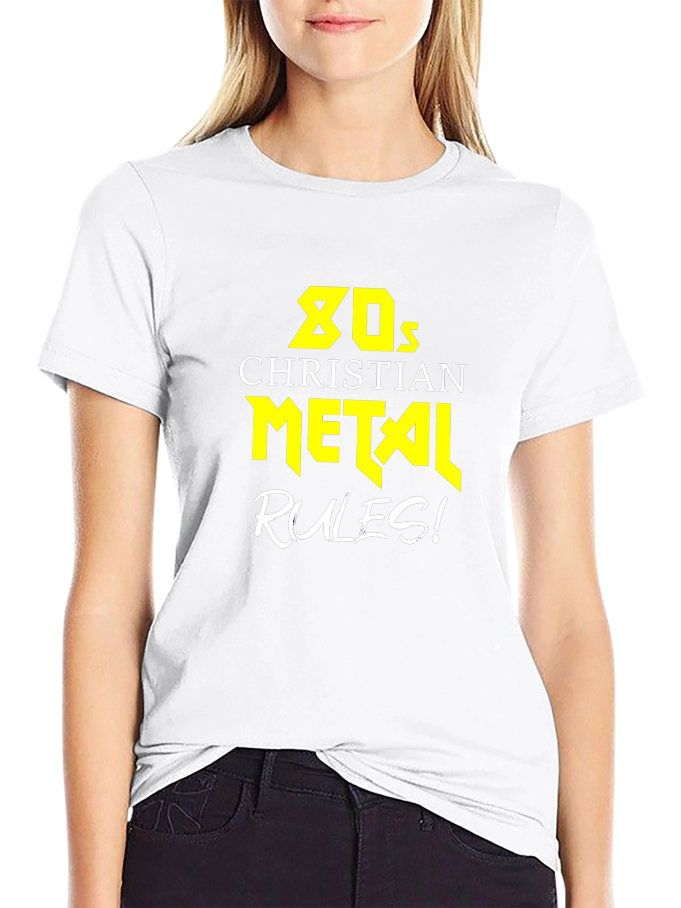 80s Christian Metal Rules! Graphic T-Shirt