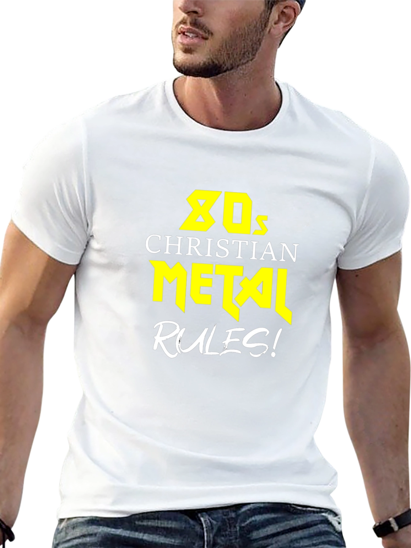 80s Christian Metal Rules! Graphic T-Shirt