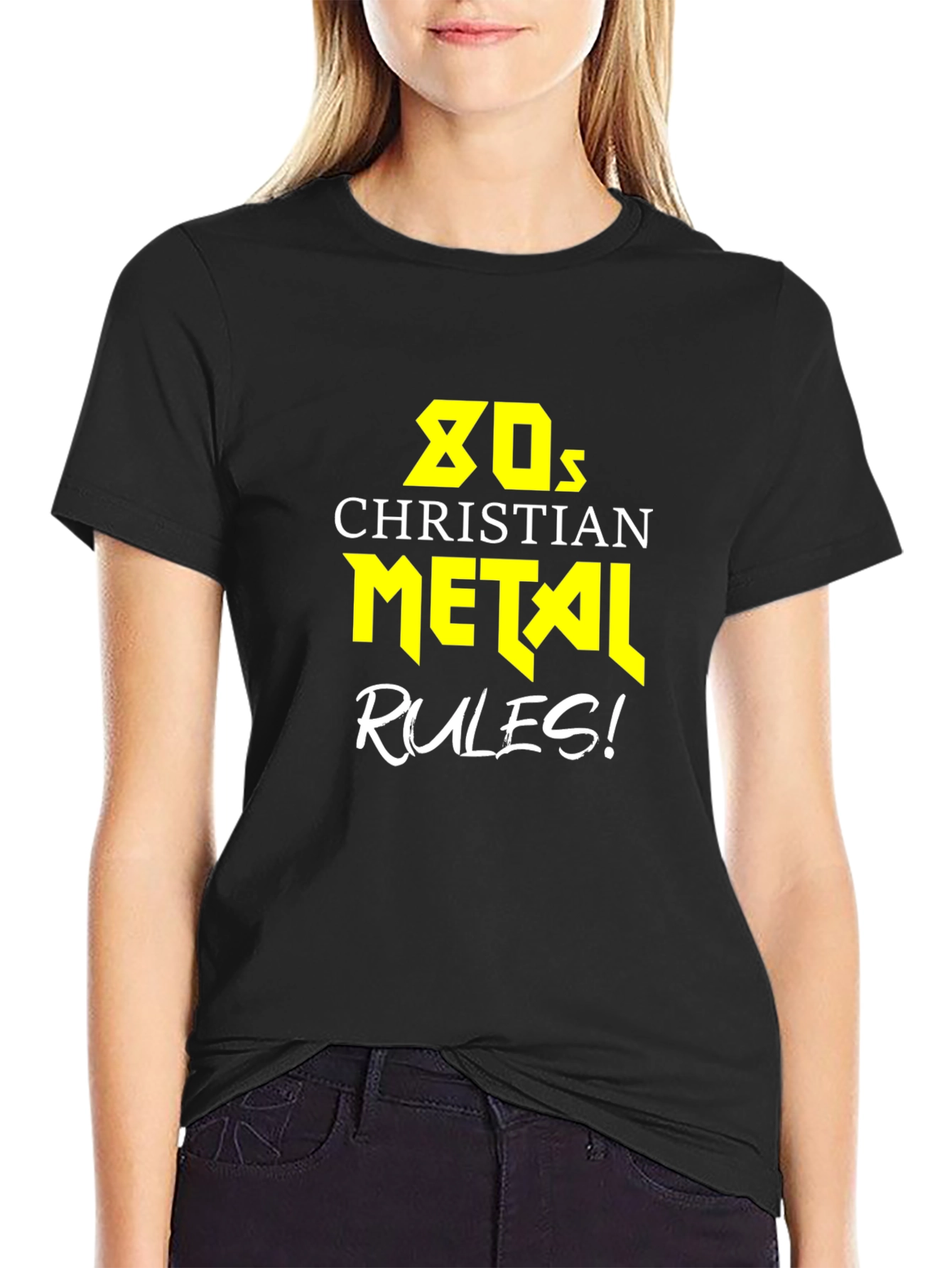 80s Christian Metal Rules! Graphic T-Shirt