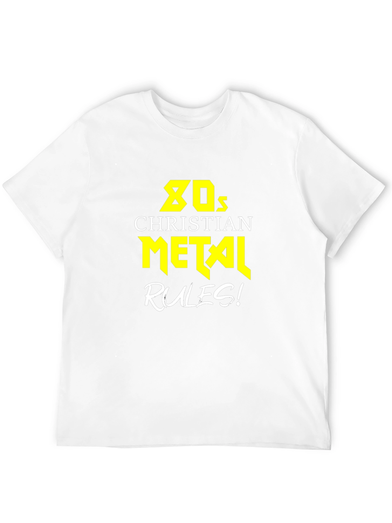 80s Christian Metal Rules! Graphic T-Shirt