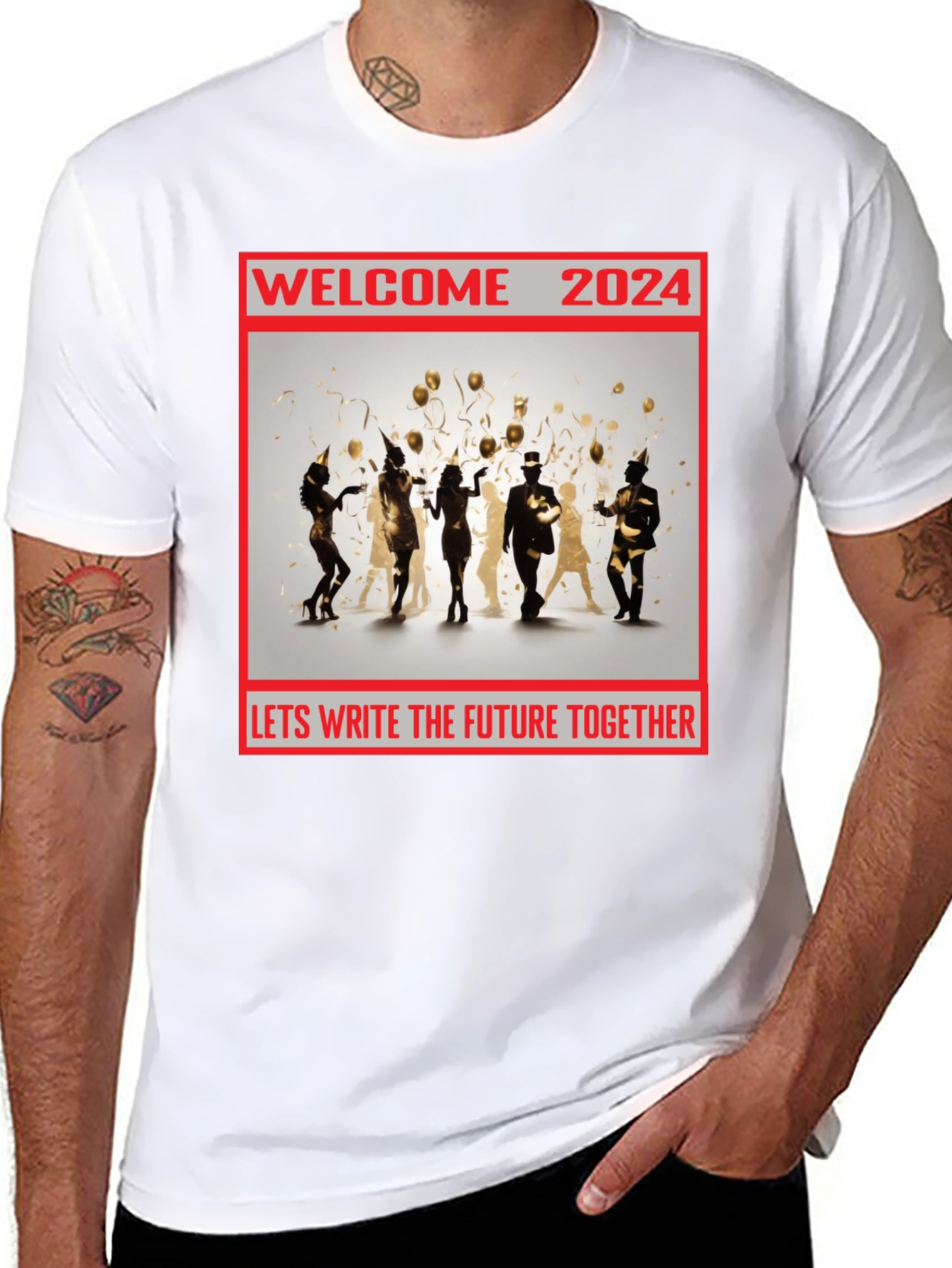 Welcome 2024 New Year Celebration T-Shirt