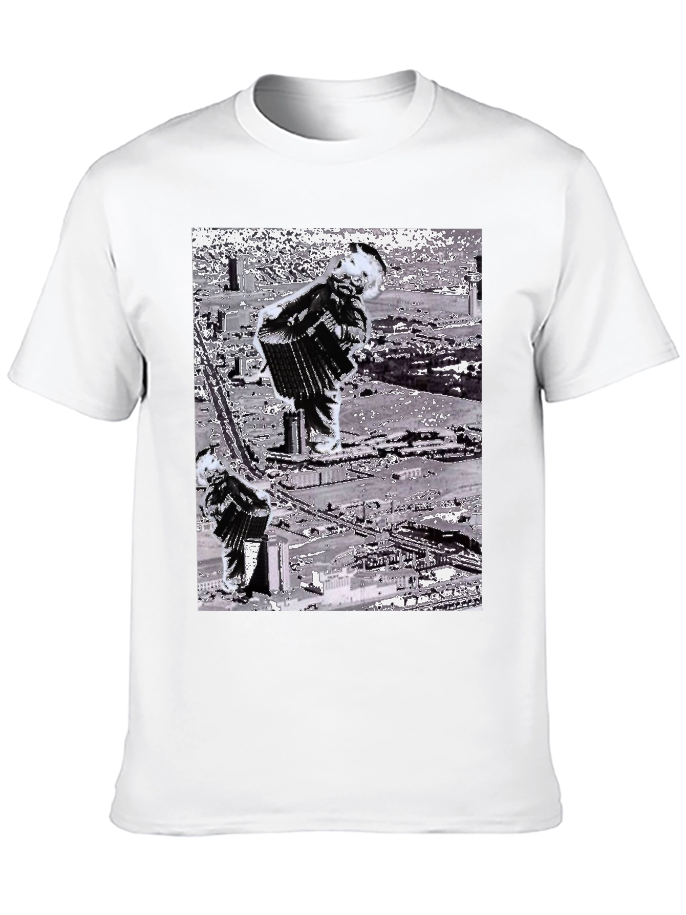 Accordion Player Graphic T-Shirt