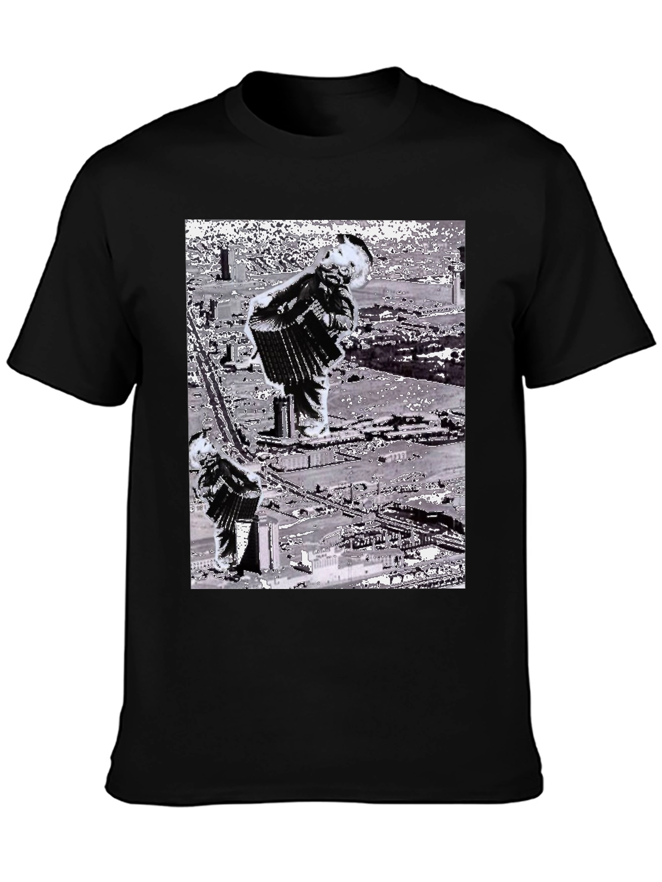 Accordion Player Graphic T-Shirt