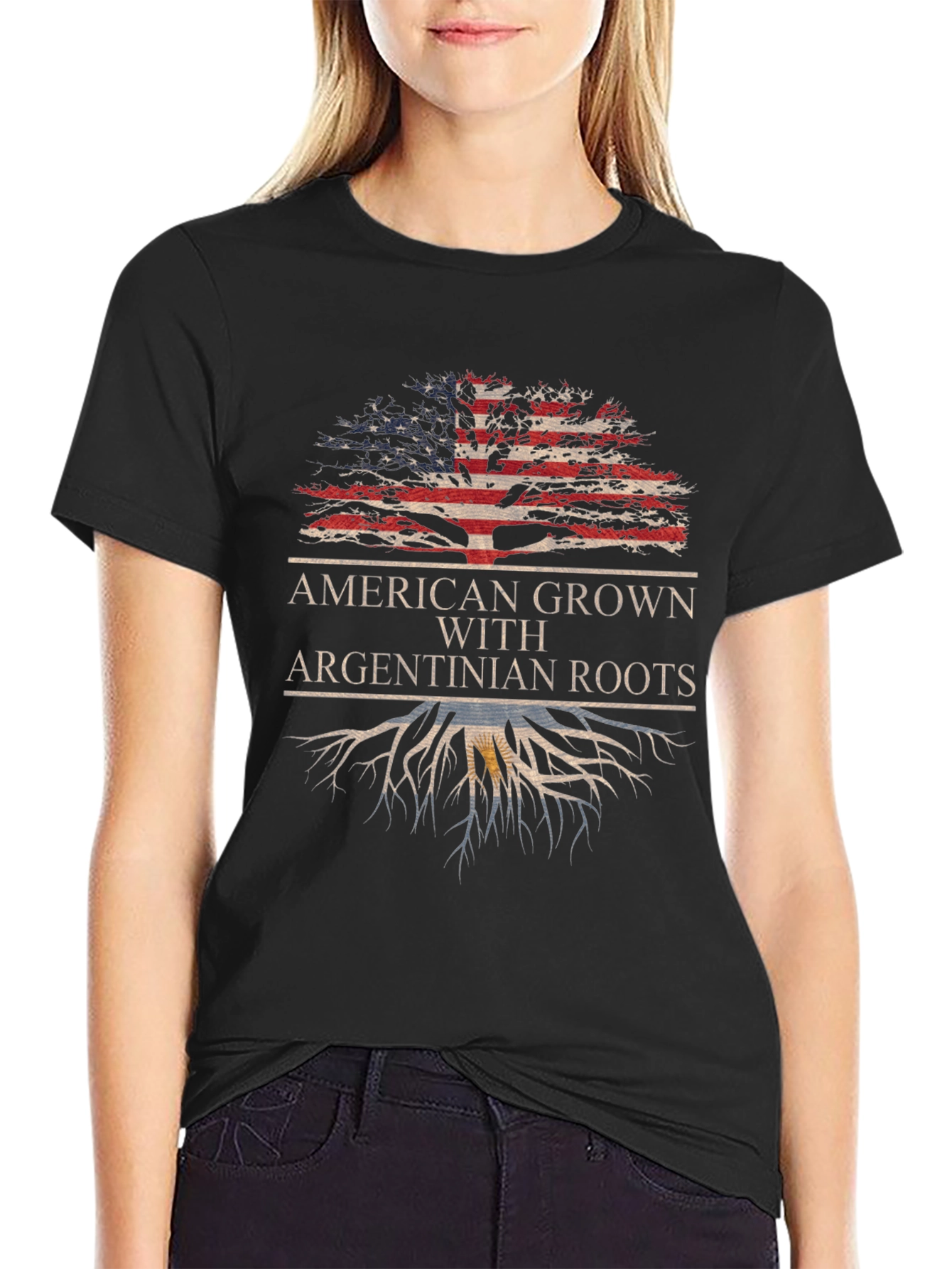 American Grown with Argentinian Roots T-Shirt