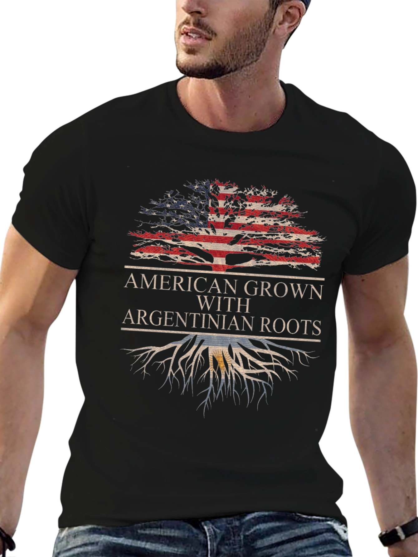 American Grown with Argentinian Roots T-Shirt