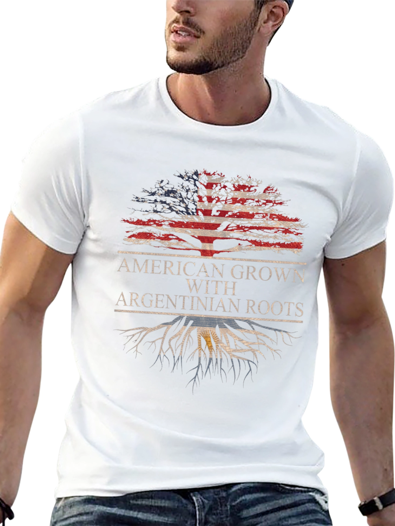 American Grown with Argentinian Roots T-Shirt