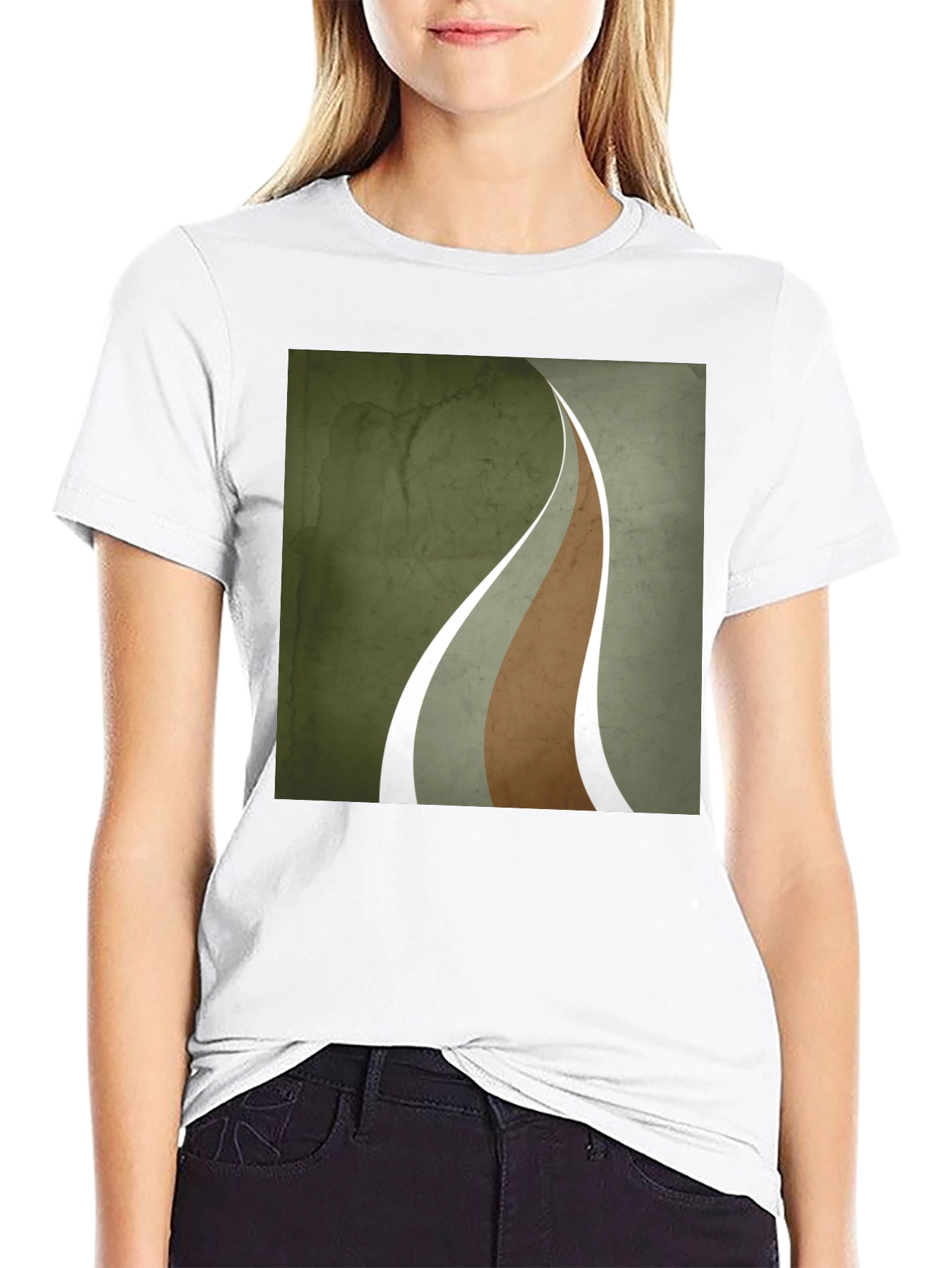 Abstract Graphic Tee - Urban Style Black T-Shirt