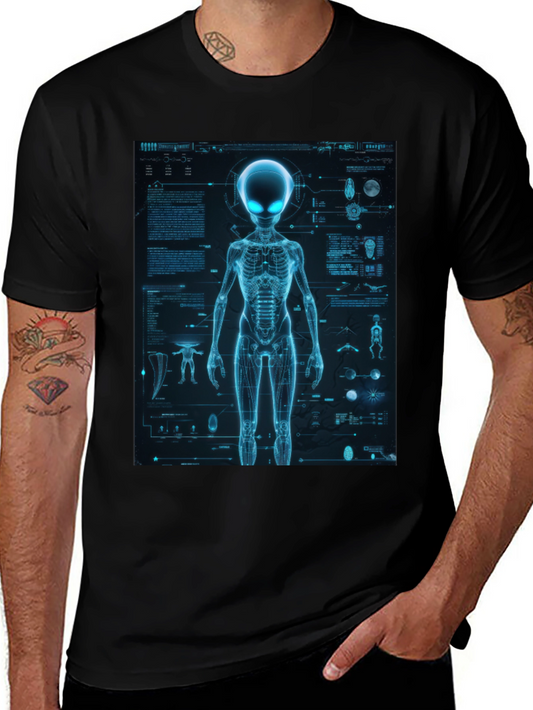 Alien Anatomy T-Shirt - Sci-Fi Graphic Tee