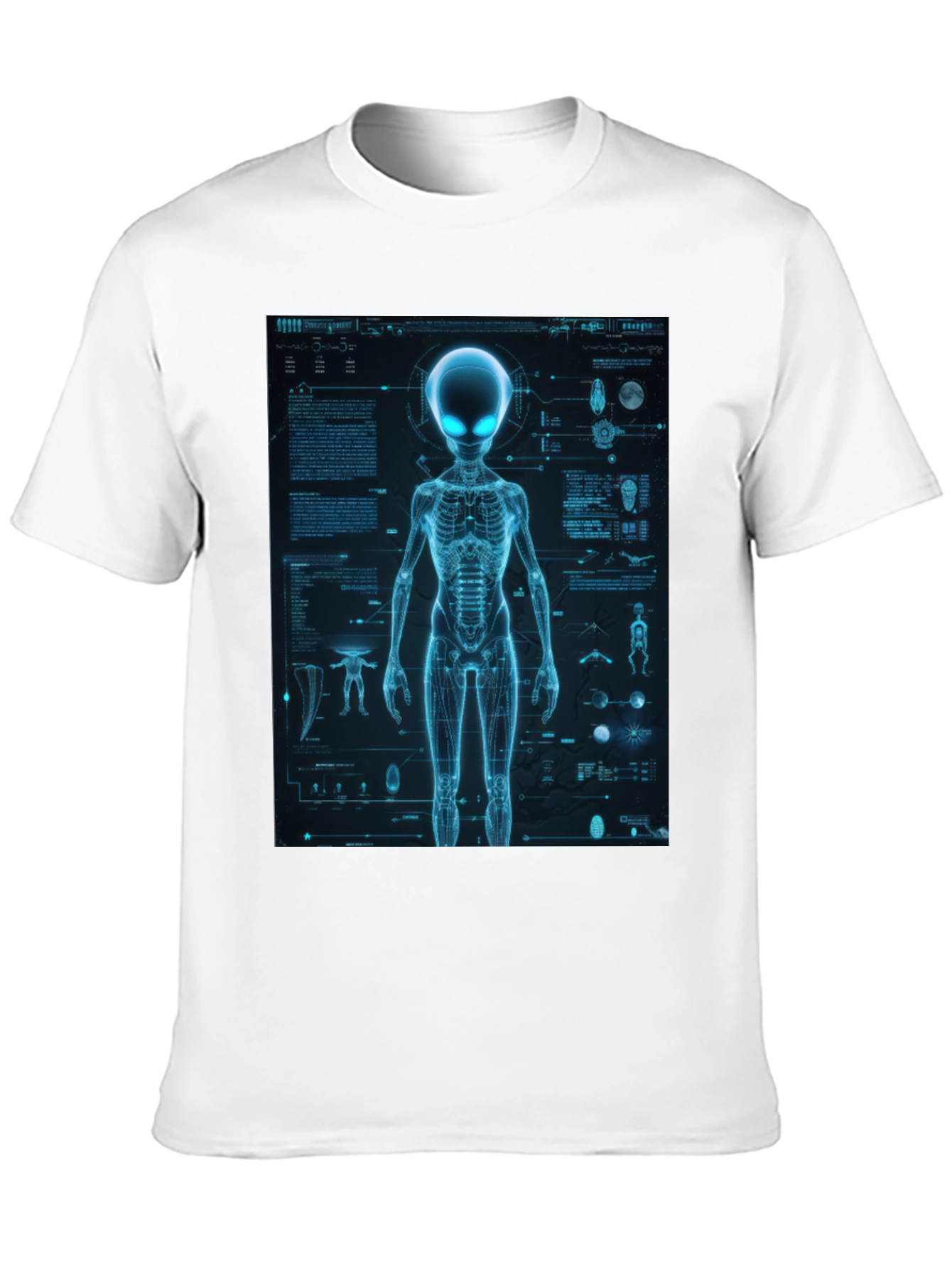 Alien Anatomy T-Shirt - Sci-Fi Graphic Tee