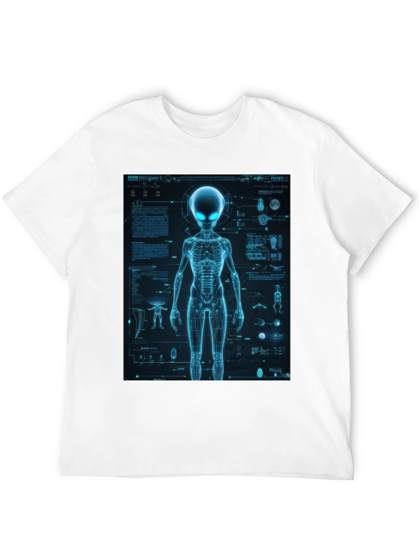 Alien Anatomy T-Shirt - Sci-Fi Graphic Tee