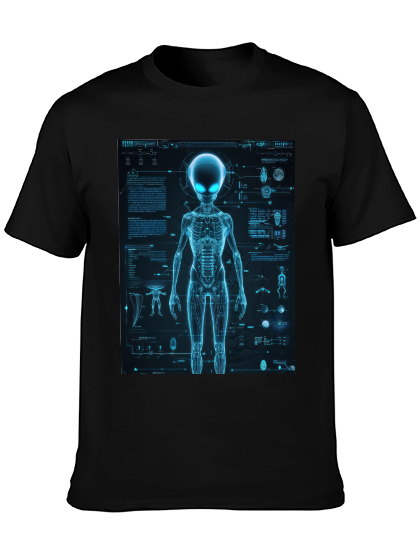 Alien Anatomy T-Shirt - Sci-Fi Graphic Tee
