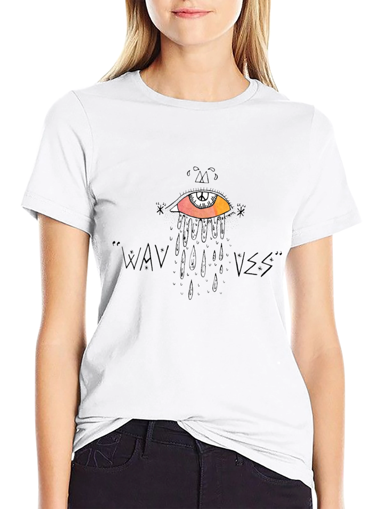 WAVVES Graphic Print Black T-Shirt