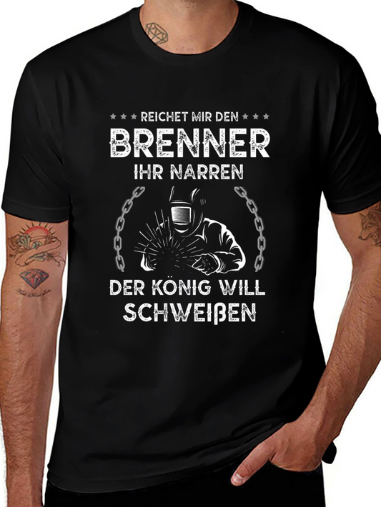 Welder King T-Shirt - Funny Welding Tee