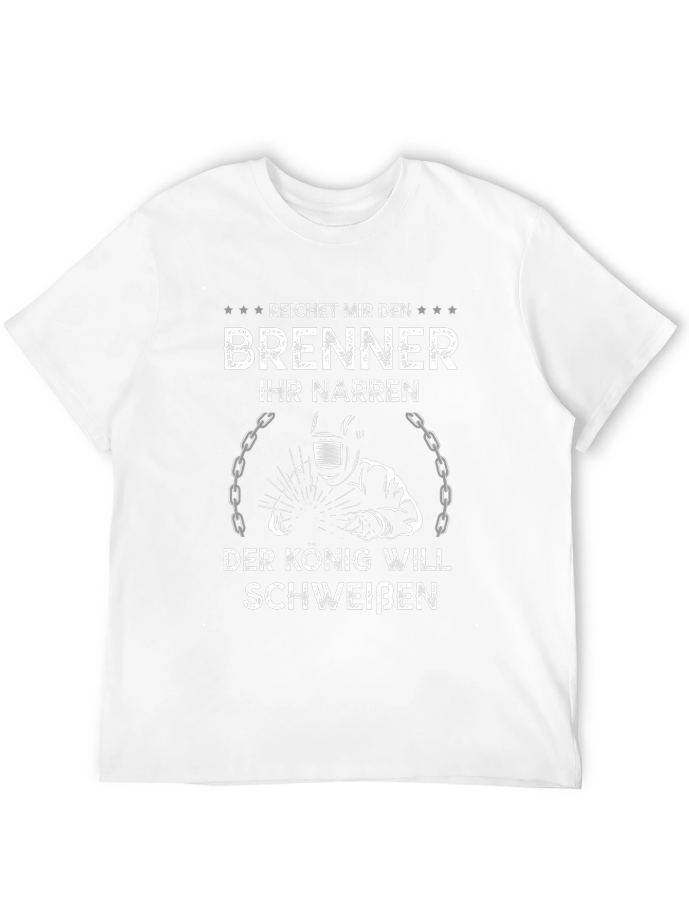 Welder King T-Shirt - Funny Welding Tee