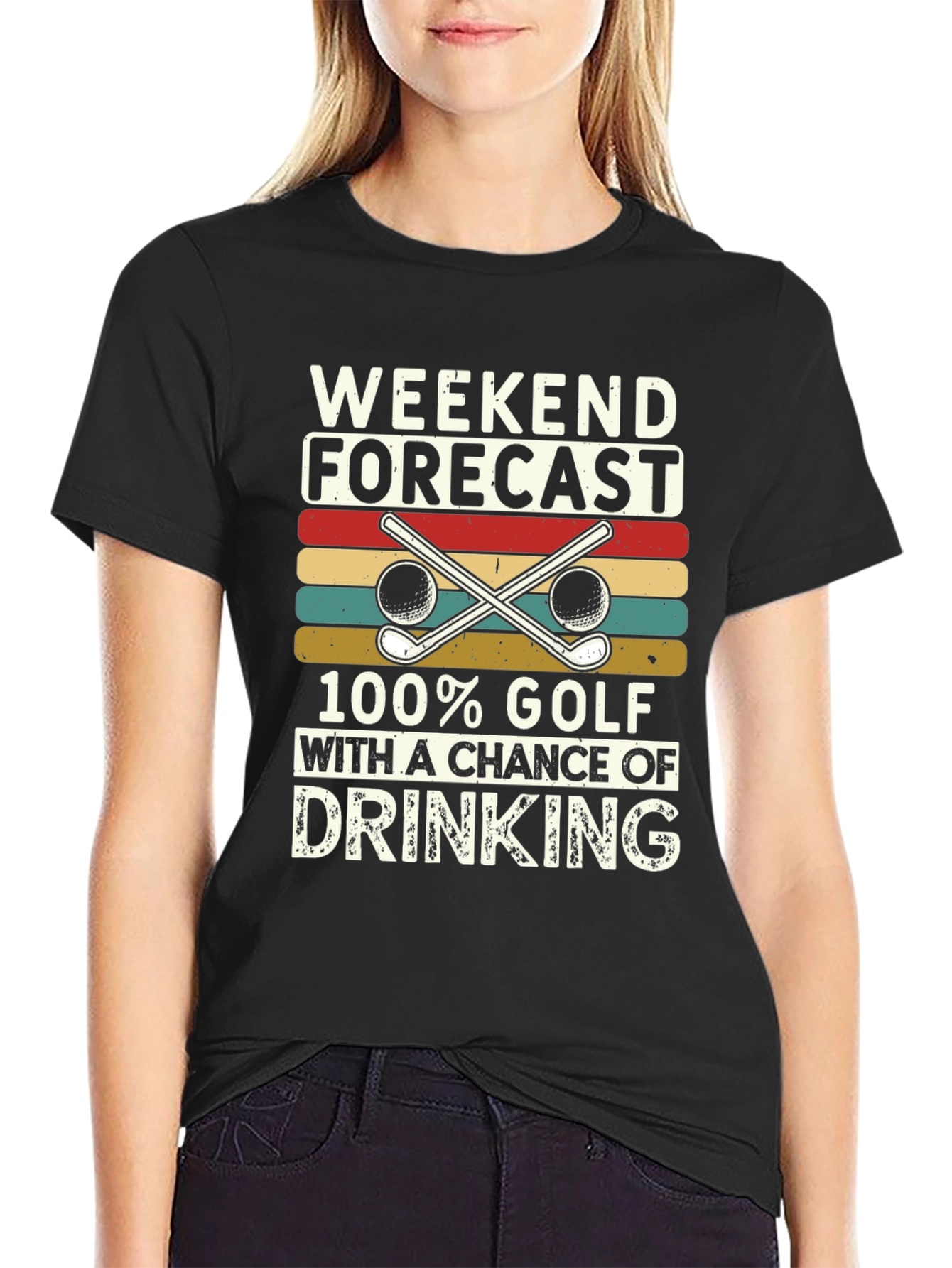 Weekend Forecast Golf T-Shirt
