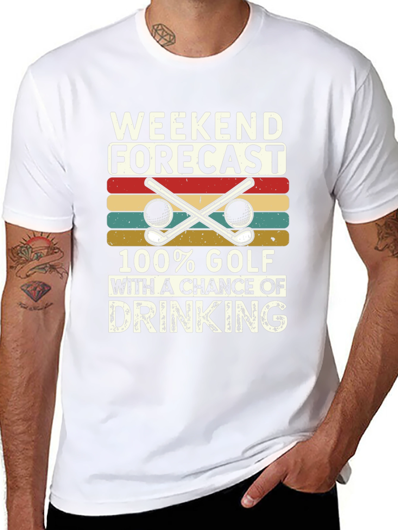 Weekend Forecast Golf T-Shirt