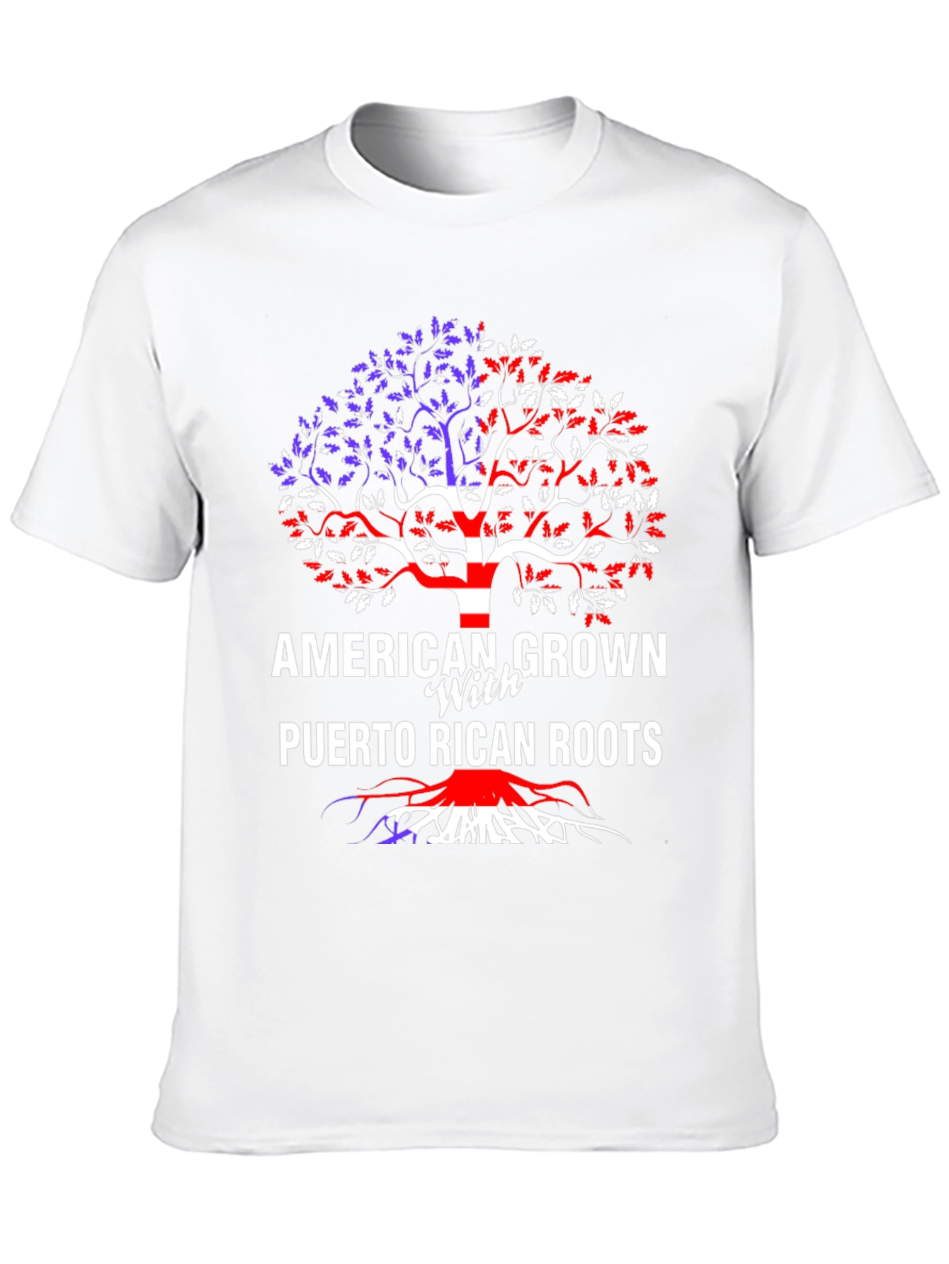 American Grown Puerto Rican Roots T-Shirt