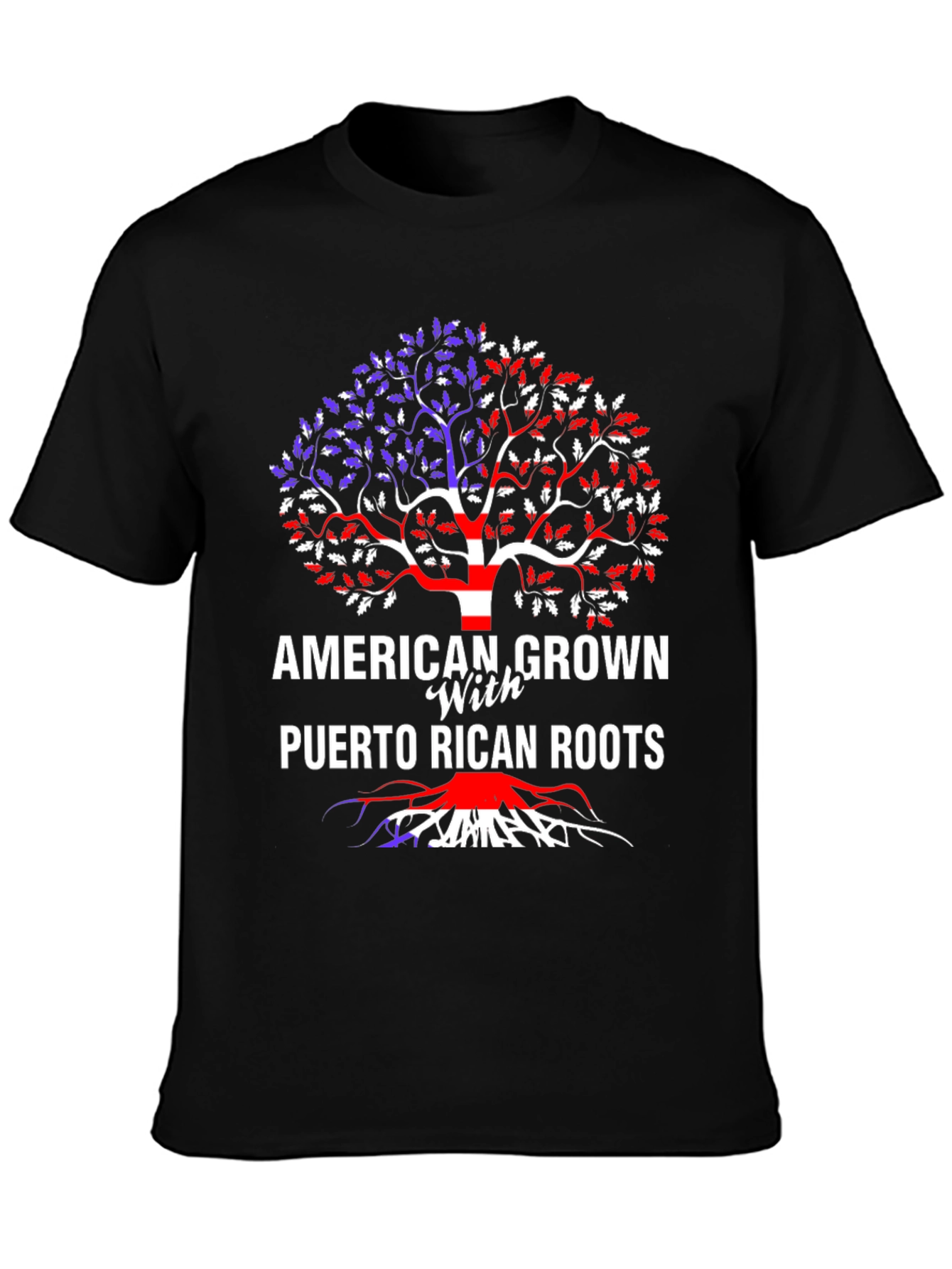 American Grown Puerto Rican Roots T-Shirt