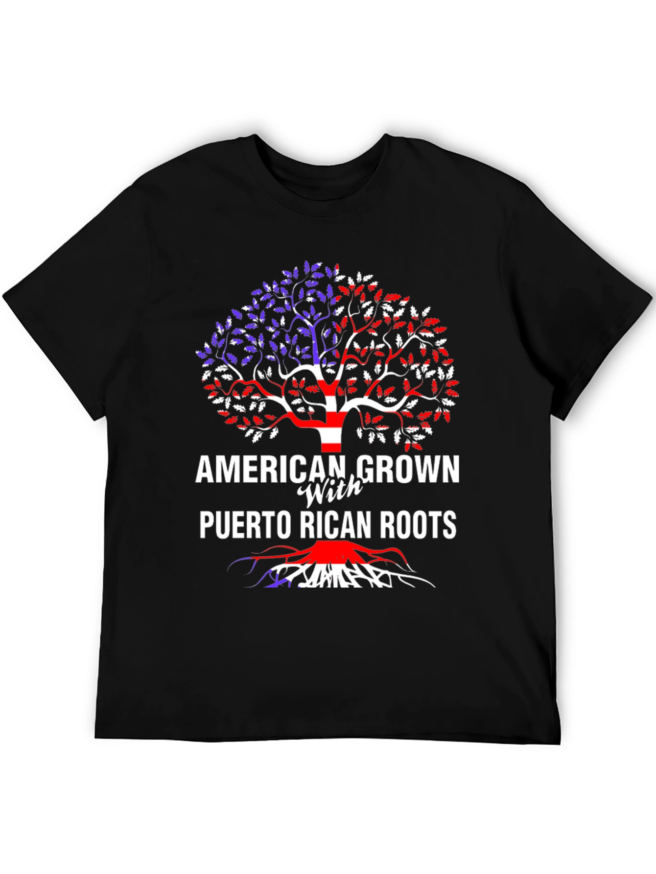 American Grown Puerto Rican Roots T-Shirt