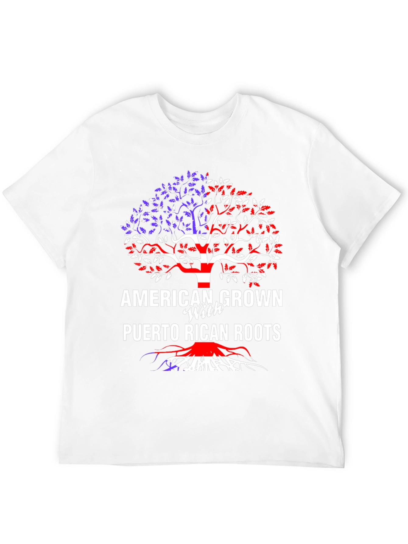American Grown Puerto Rican Roots T-Shirt