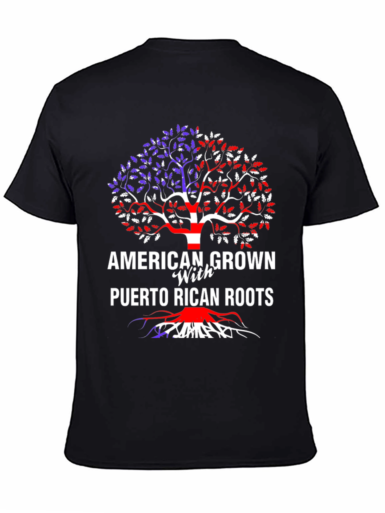 American Grown Puerto Rican Roots T-Shirt