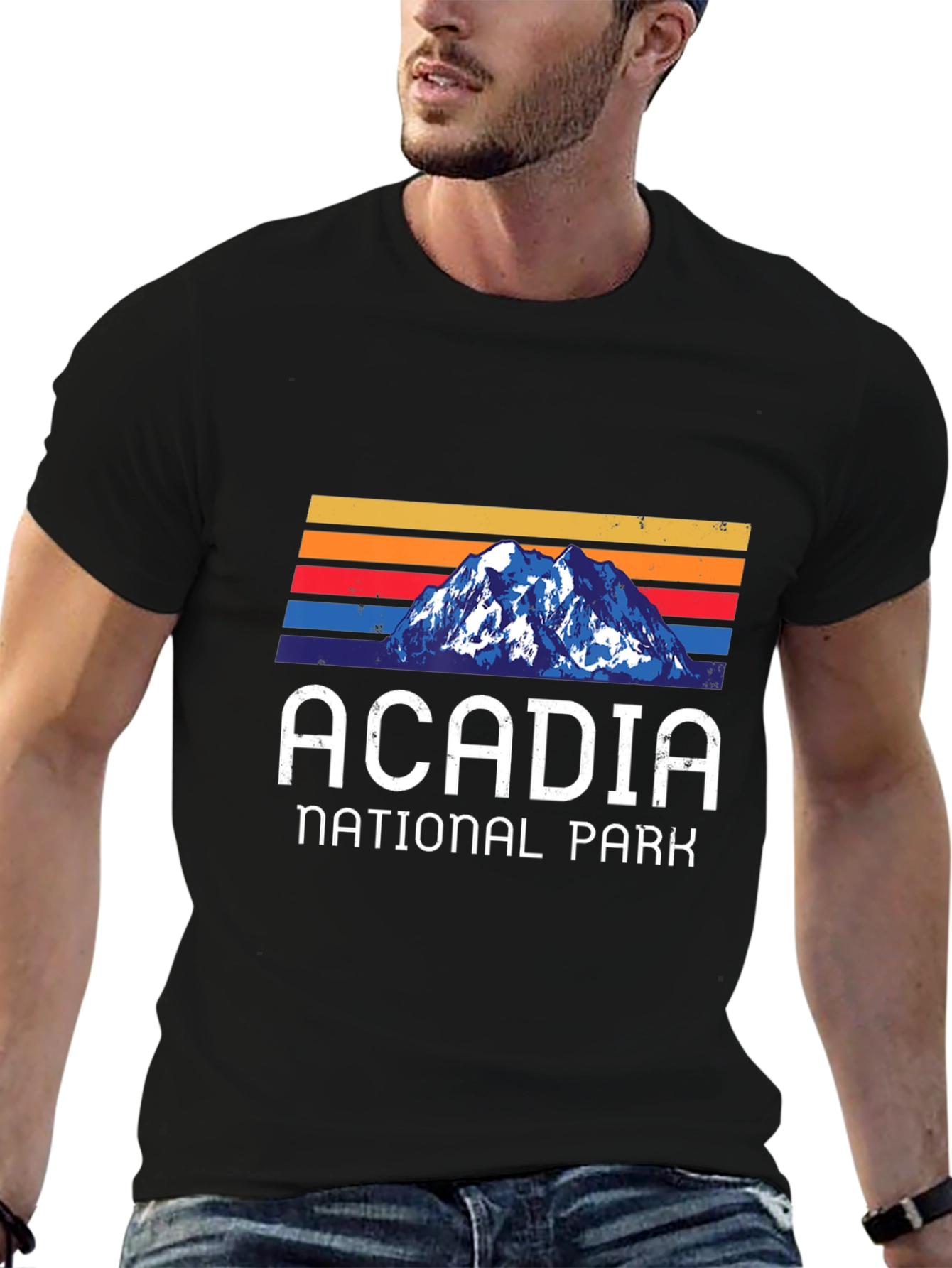 Acadia National Park Retro Graphic T-Shirt
