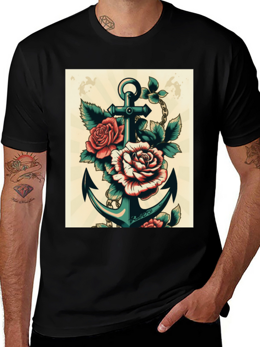 Anchor & Roses Graphic T-Shirt