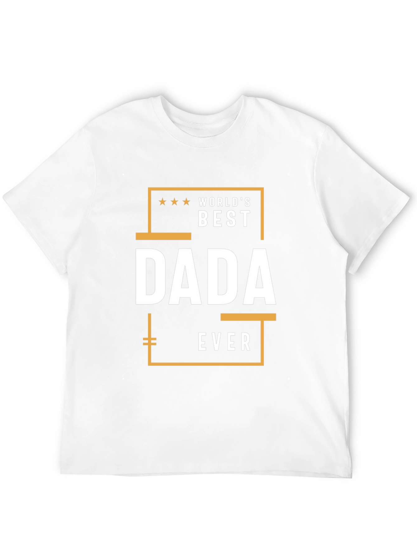 Worlds Best DADA Ever Black Graphic T-Shirt