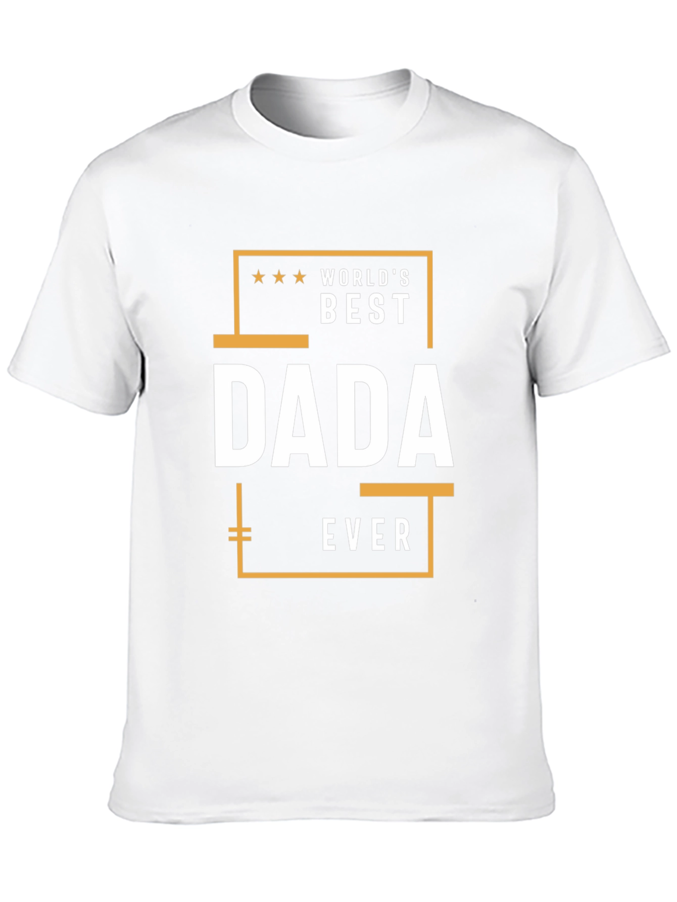 Worlds Best DADA Ever Black Graphic T-Shirt