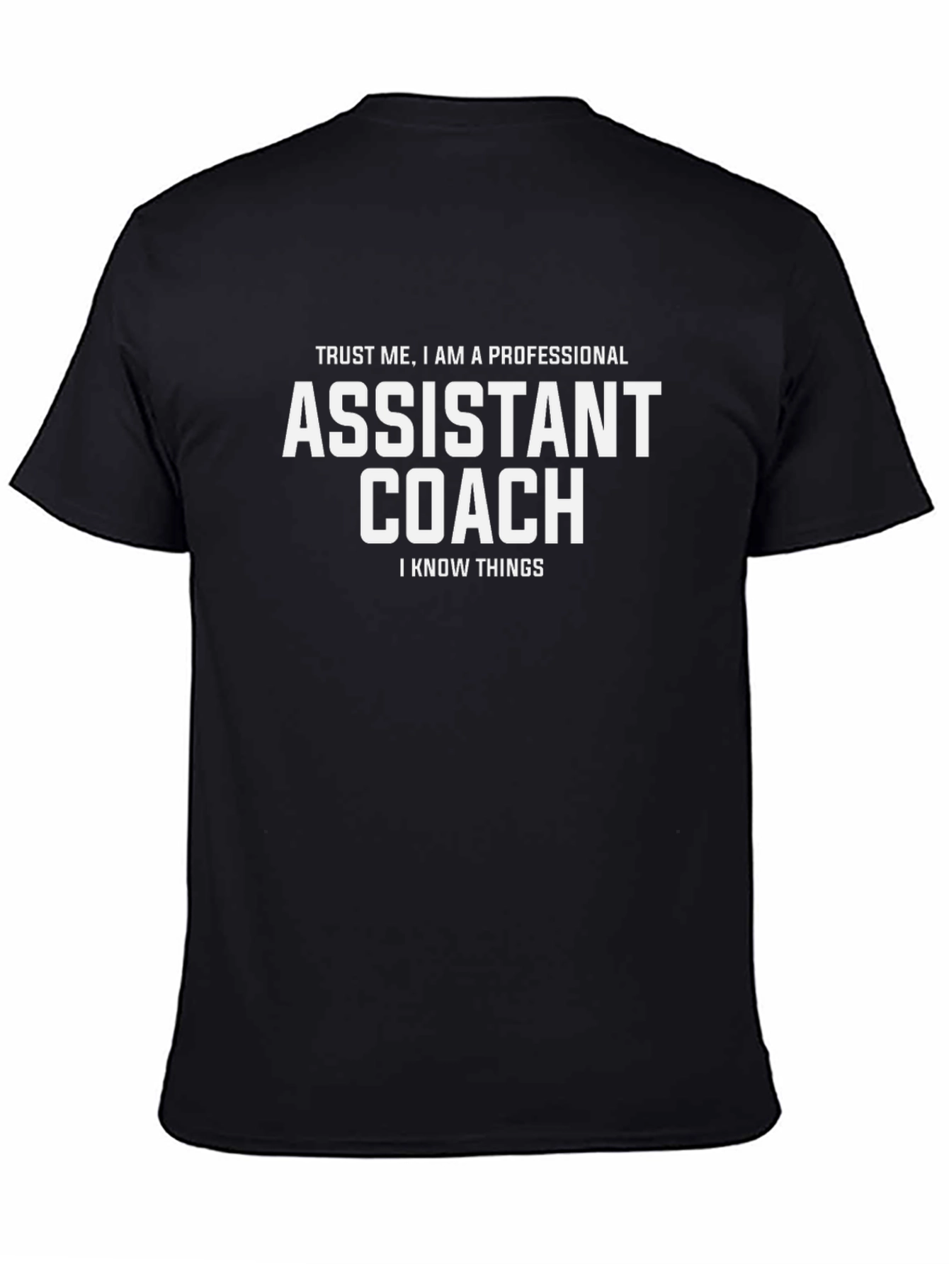 Assistant Coach Knows Things - Funny T-Shirt