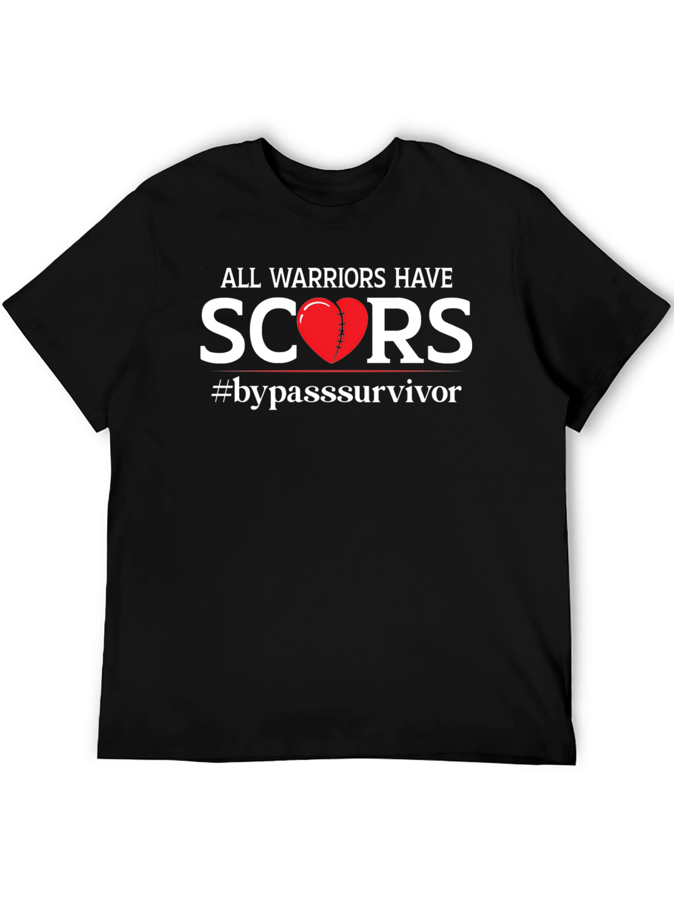 Warrior Scars Heart Bypass Survivor T-Shirt