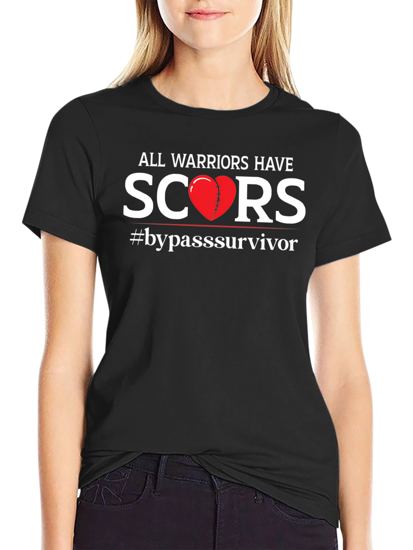 Warrior Scars Heart Bypass Survivor T-Shirt