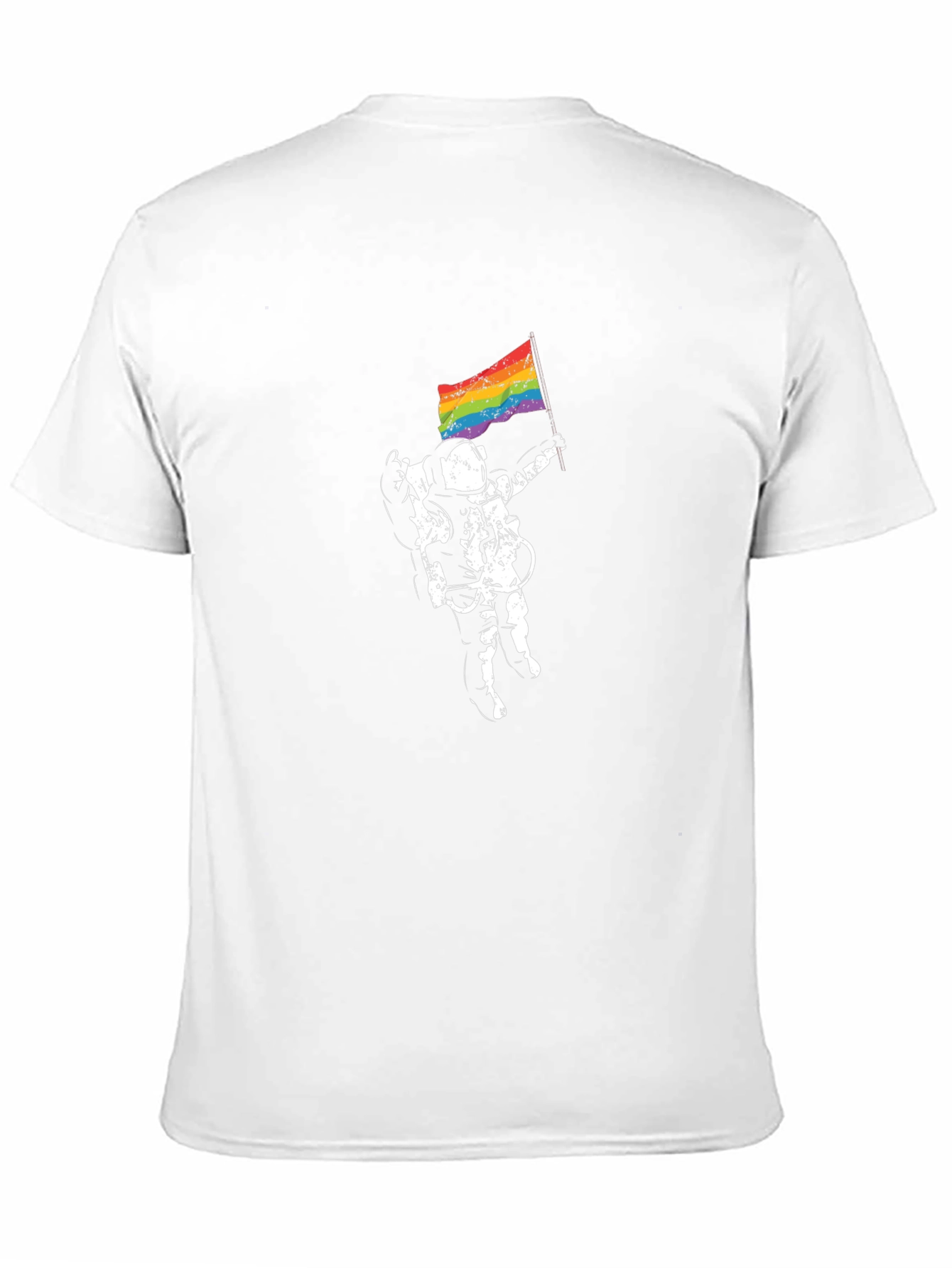 Astronaut Pride T-Shirt - Unisex Black Tee