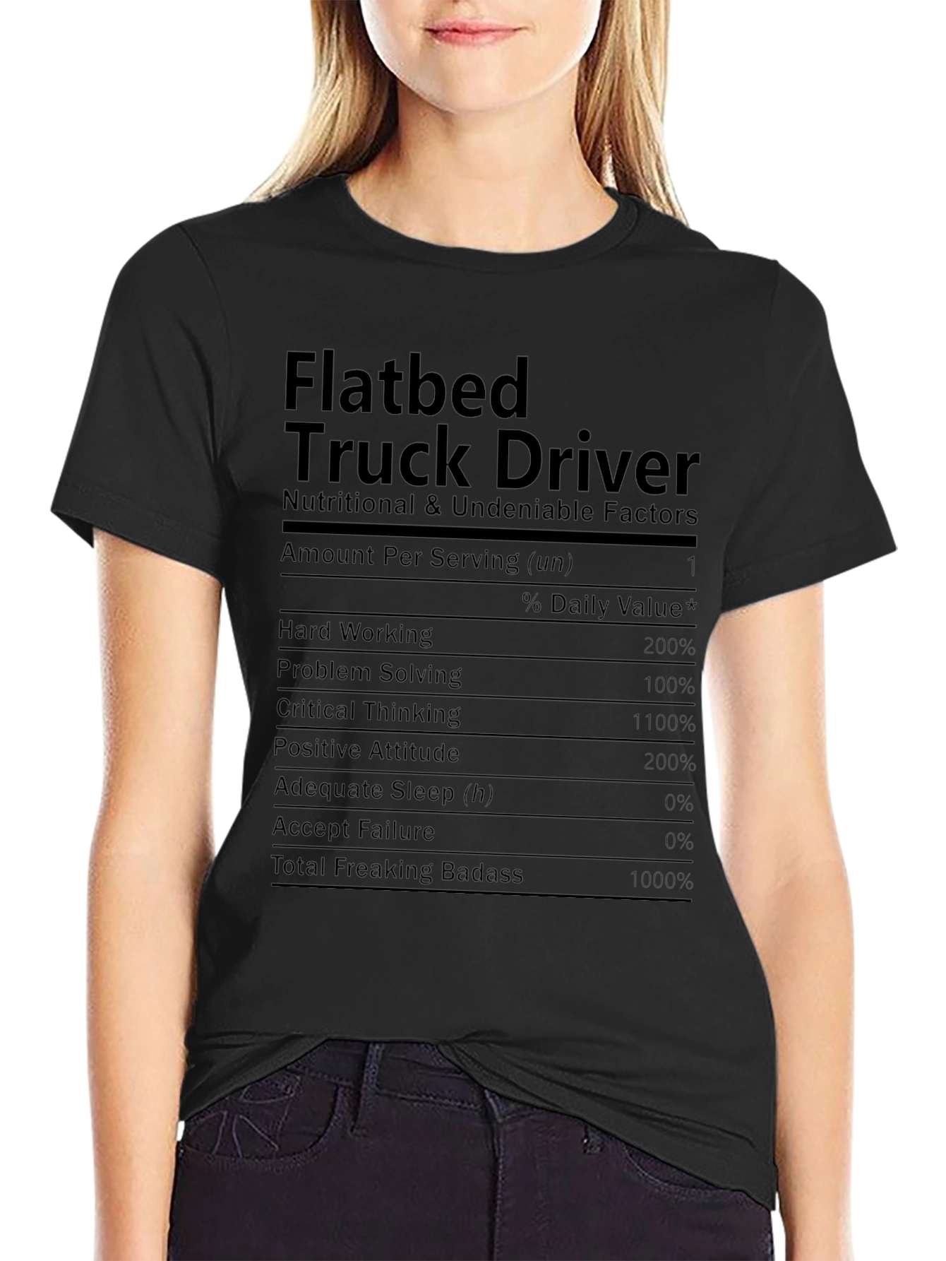 Flatbed Truck Driver Novelty T-Shirt