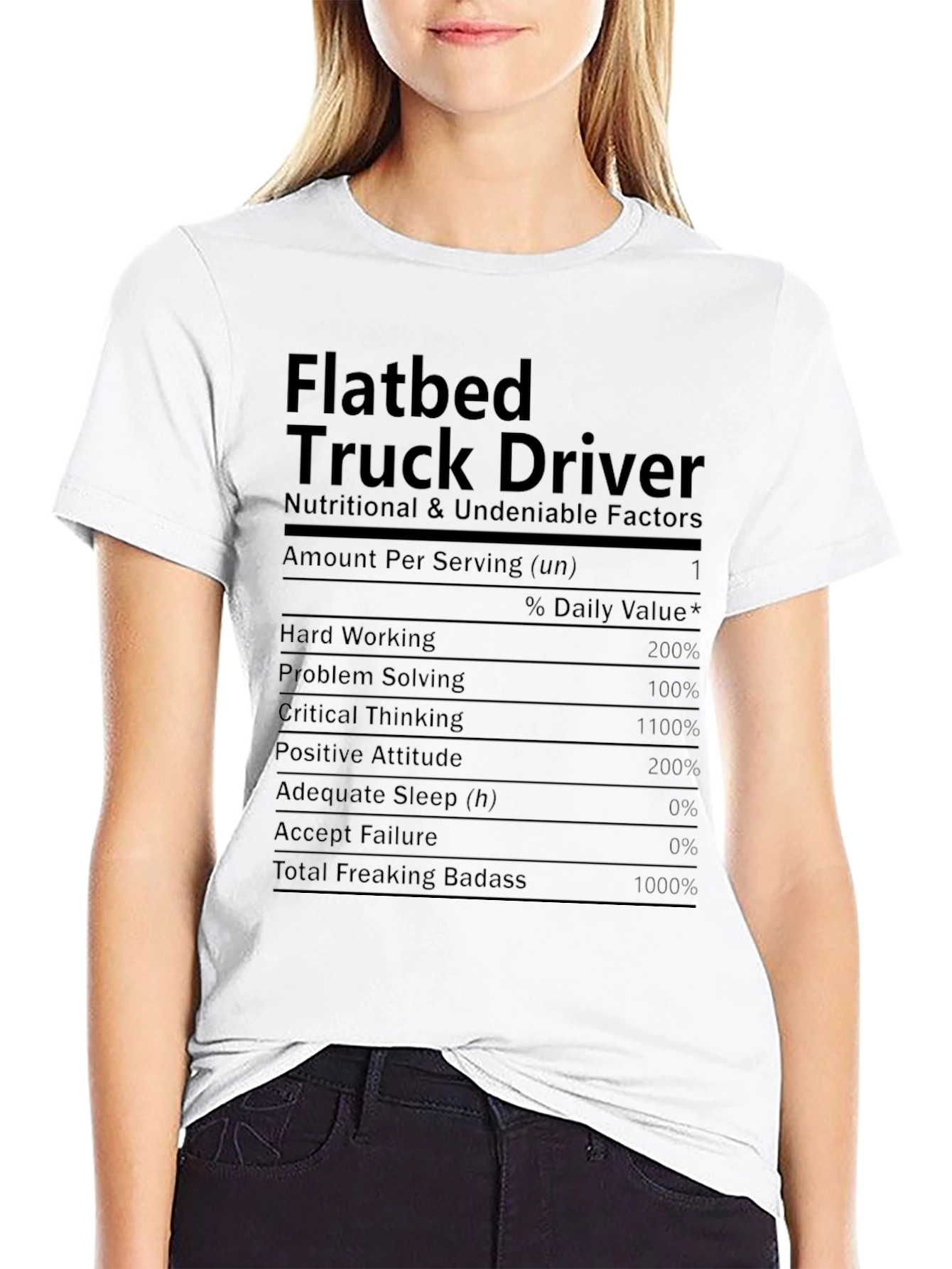 Flatbed Truck Driver Novelty T-Shirt