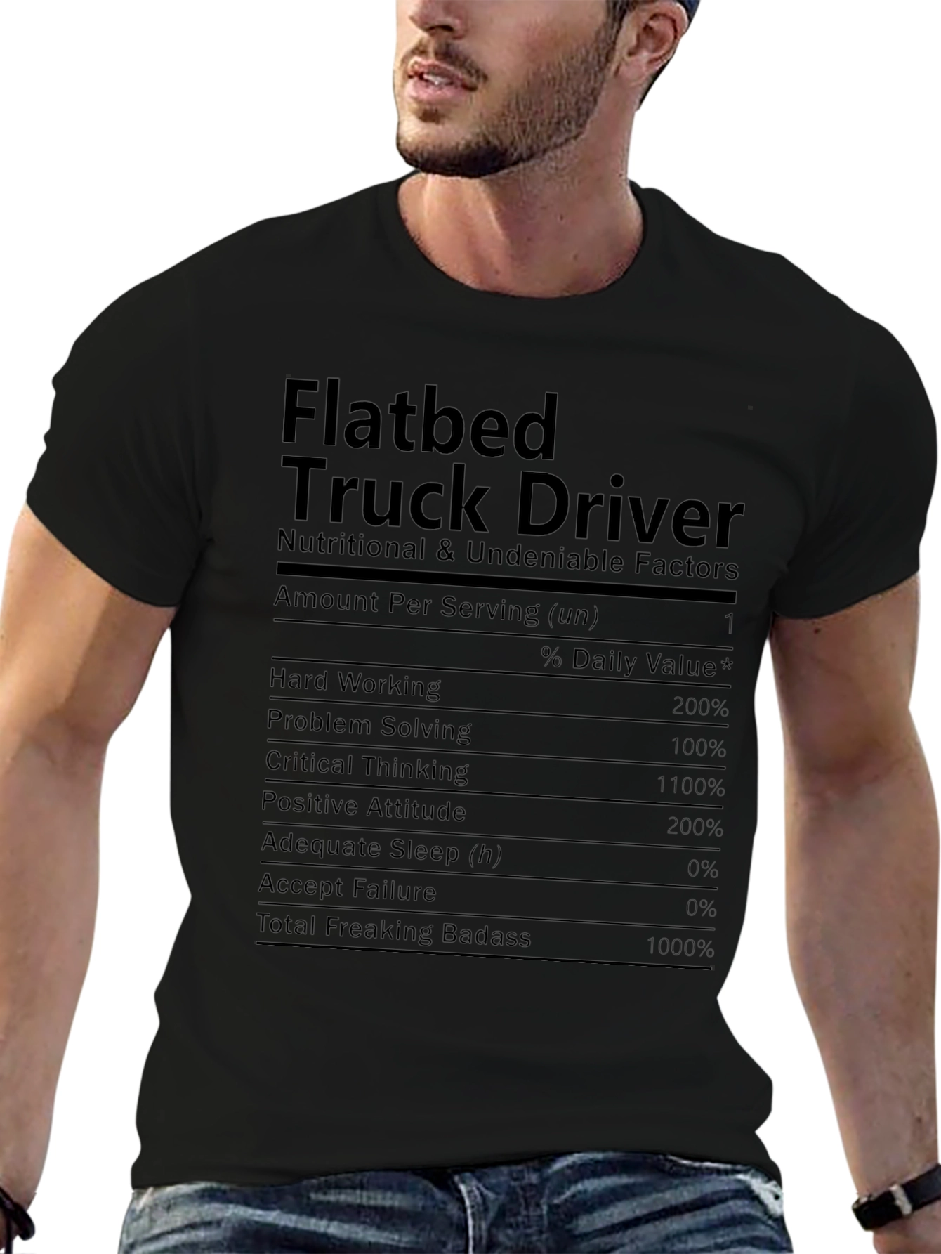 Flatbed Truck Driver Novelty T-Shirt