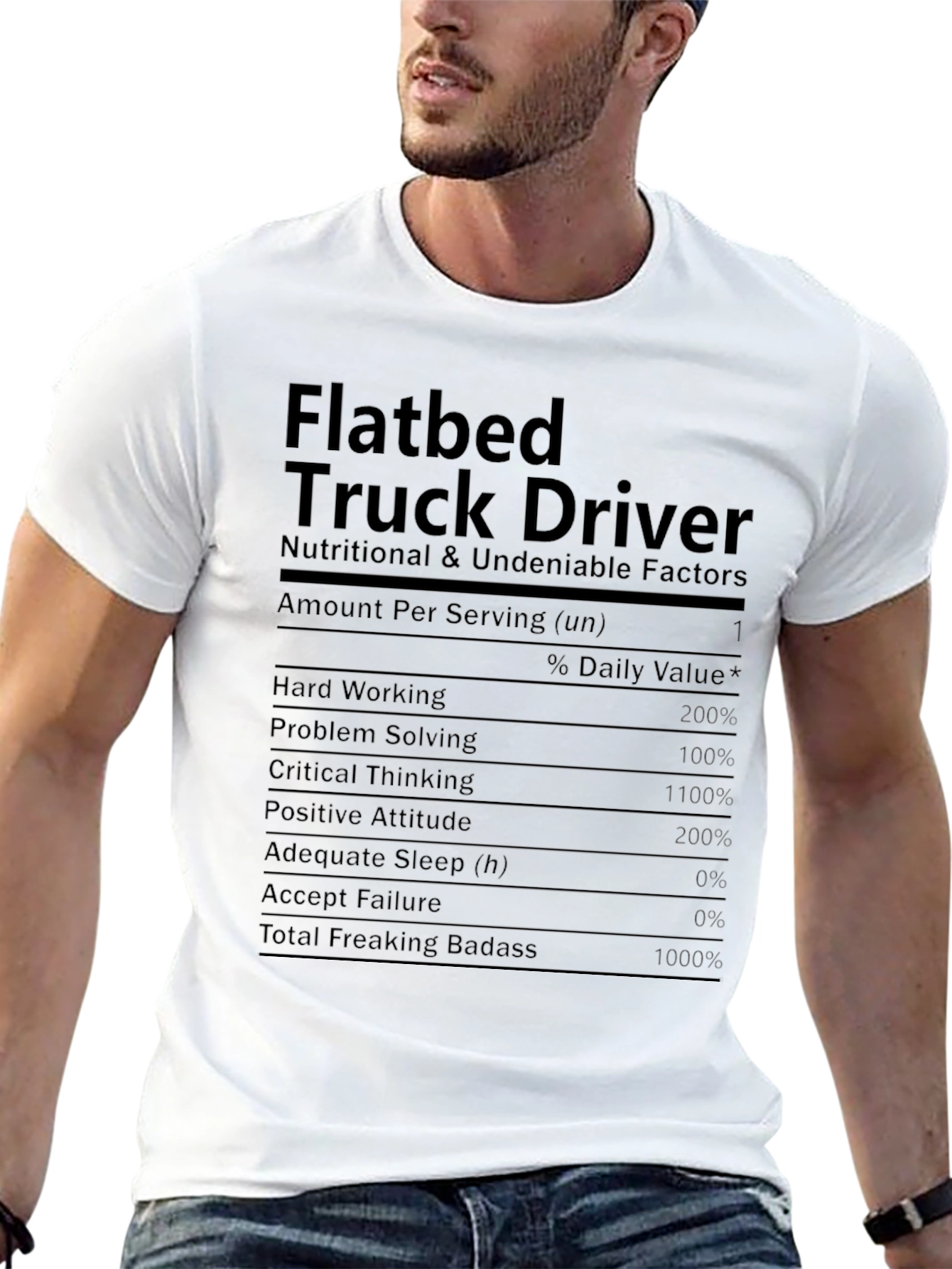 Flatbed Truck Driver Novelty T-Shirt
