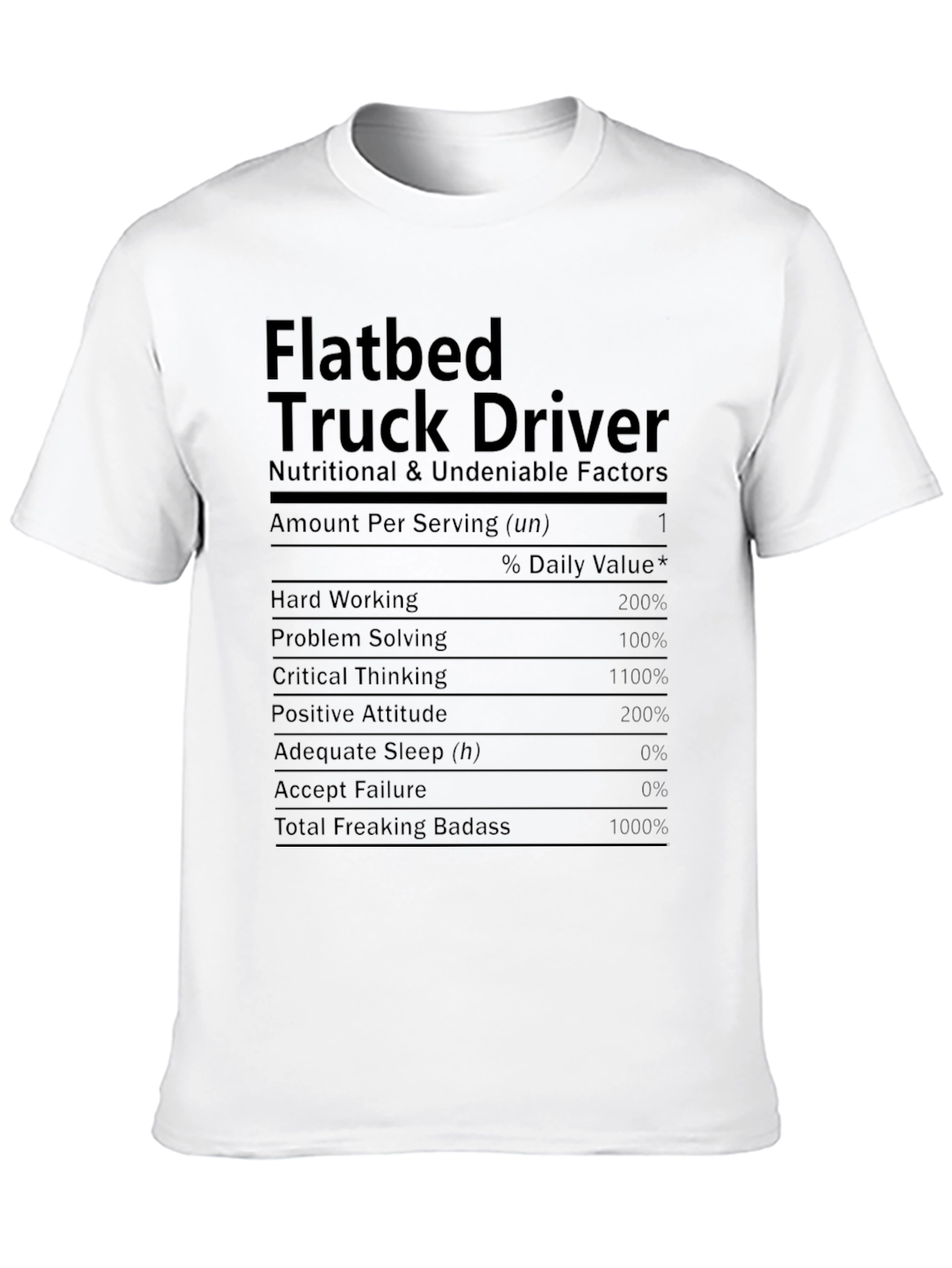 Flatbed Truck Driver Novelty T-Shirt