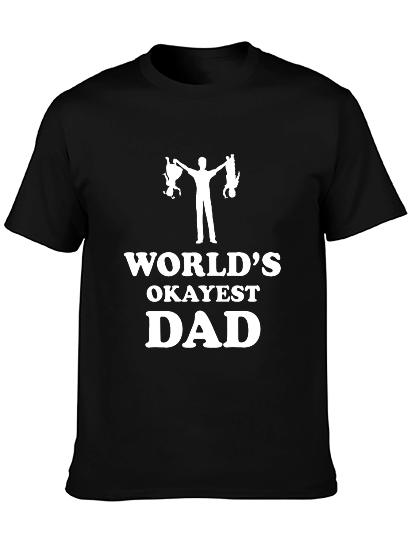 Worlds Okayest Dad Graphic T-Shirt