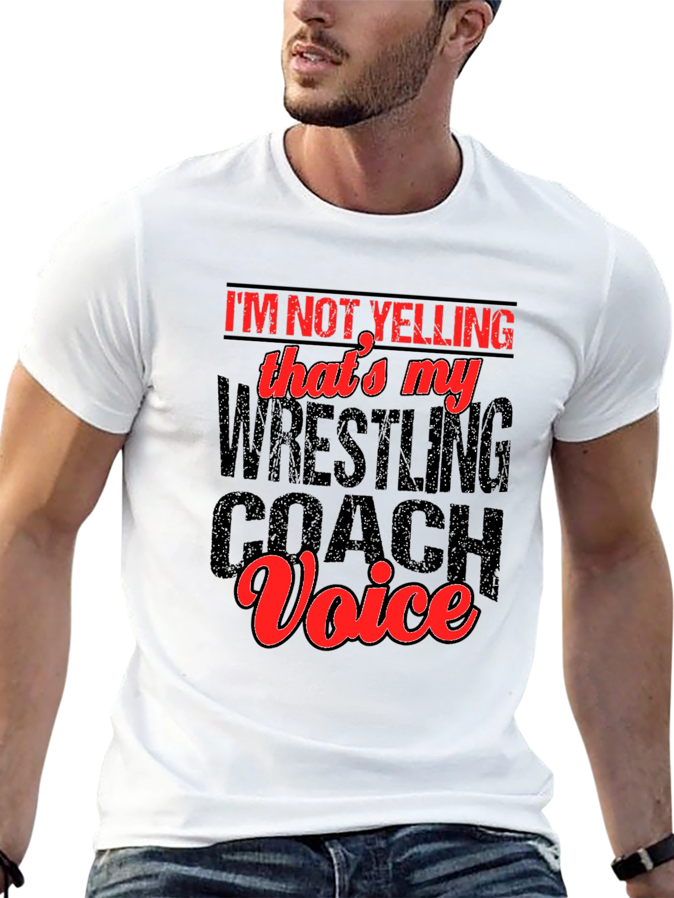 Wrestling Coach Voice T-Shirt - Funny Gift Idea