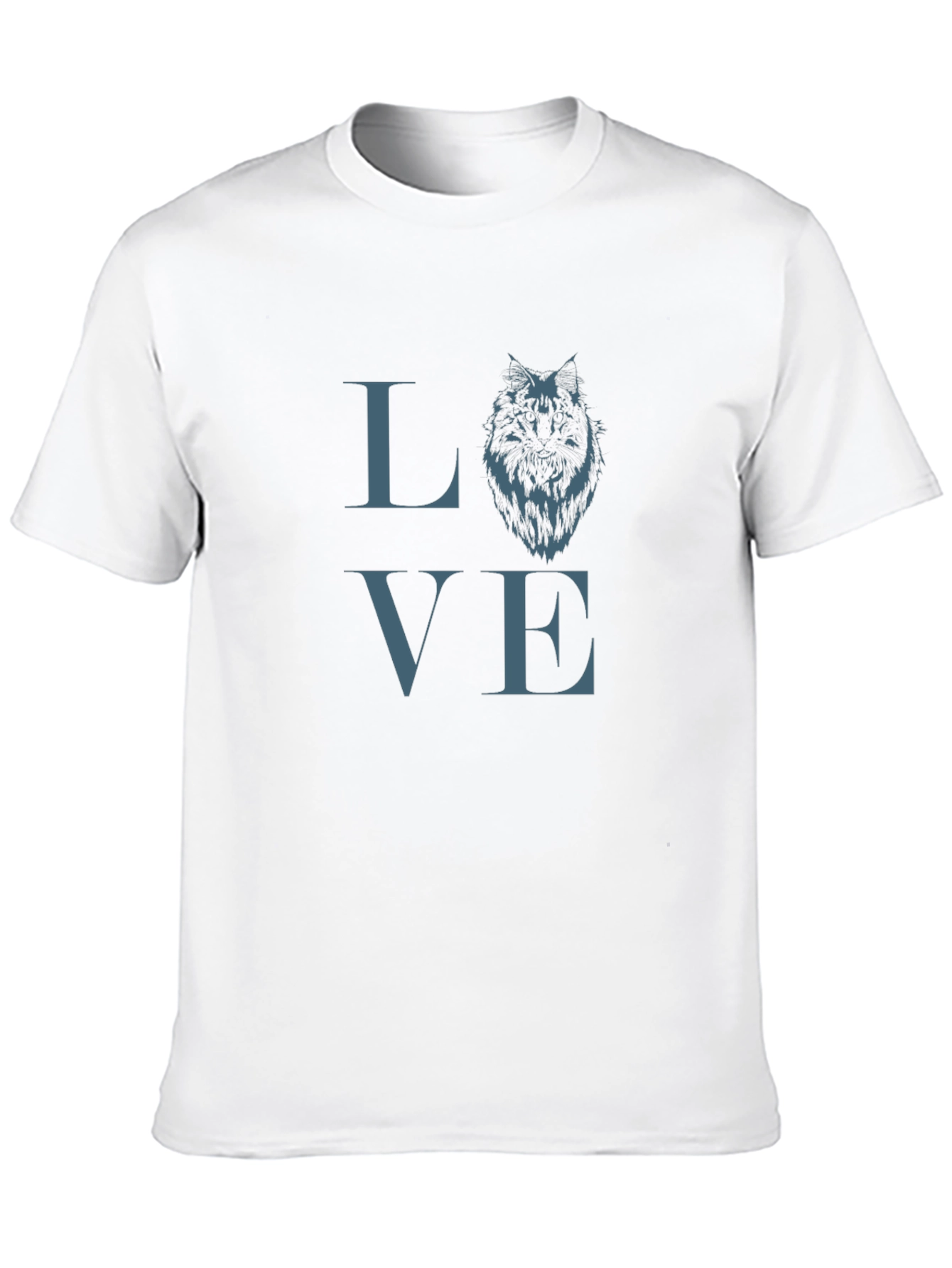 Wolf Love T-Shirt - Graphic Print Tee