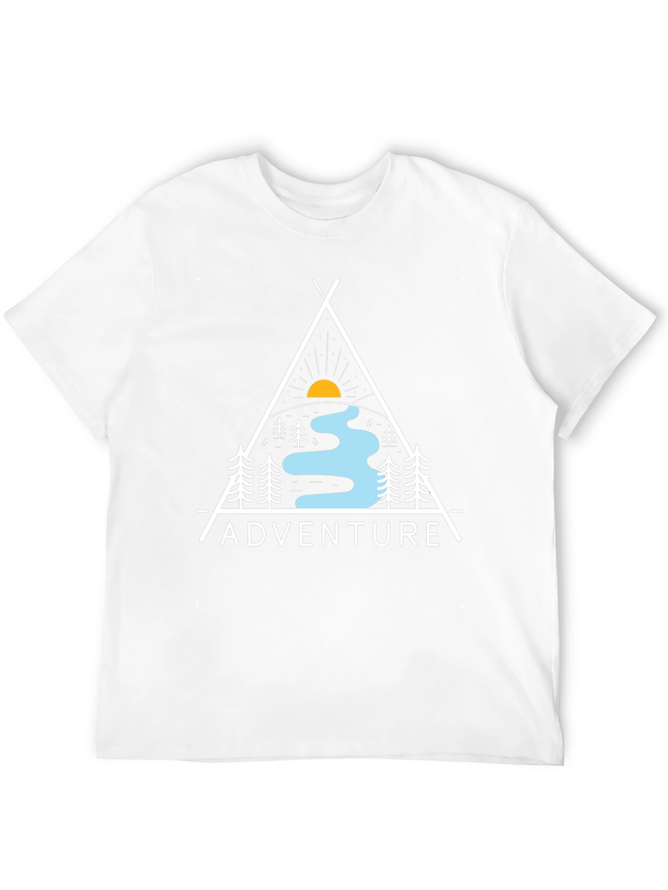 Adventure Graphic Print Black T-Shirt